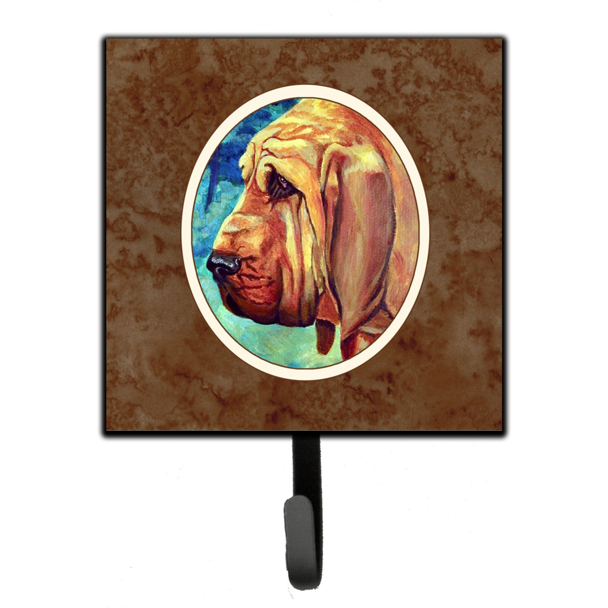 &quotCaroline's Treasures Bloodhound Leash or Key Holder 7013SH4, Small, Multicolor"