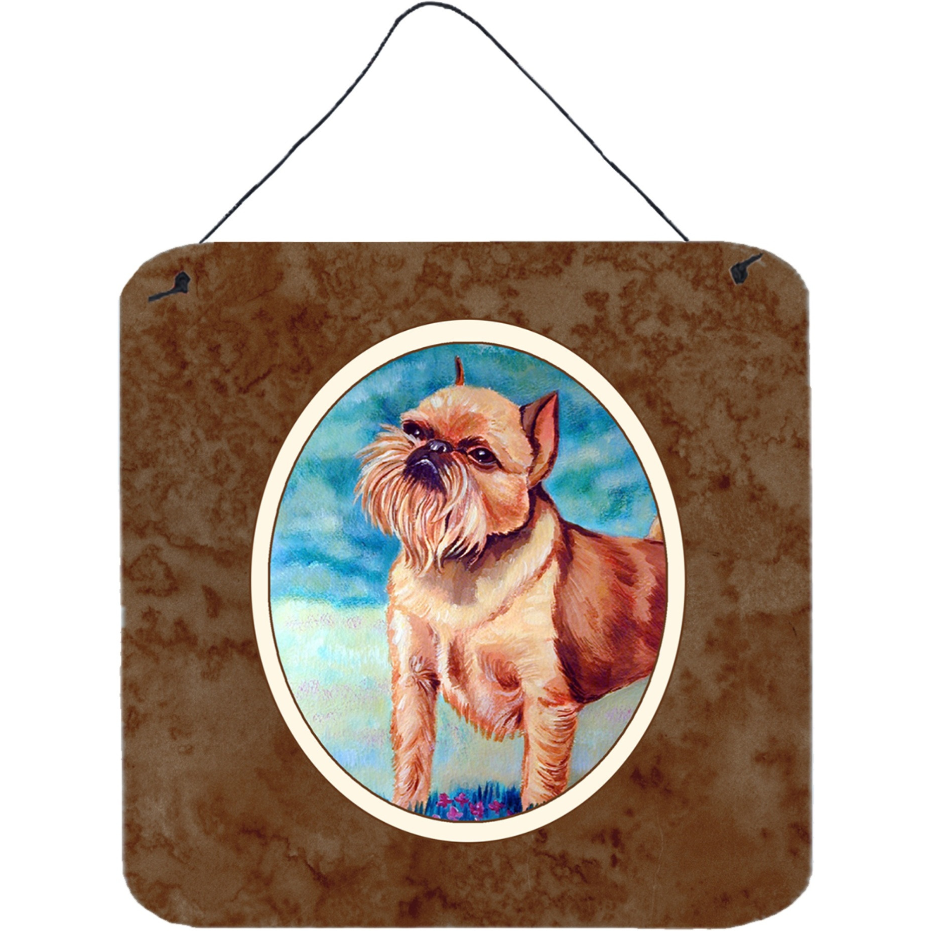 &quotCaroline's Treasures Brussels Griffon Wall or Door Hanging Prints 7016DS66, 6HX6W, Multicolor"