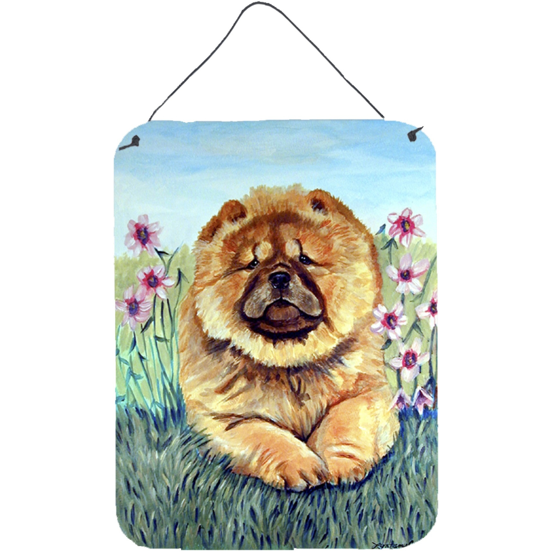 &quotCaroline's Treasures 7020DS1216 Chow Chow Aluminium Metal Wall or Door Hanging Prints, 16"" x 12"", Multicolor"