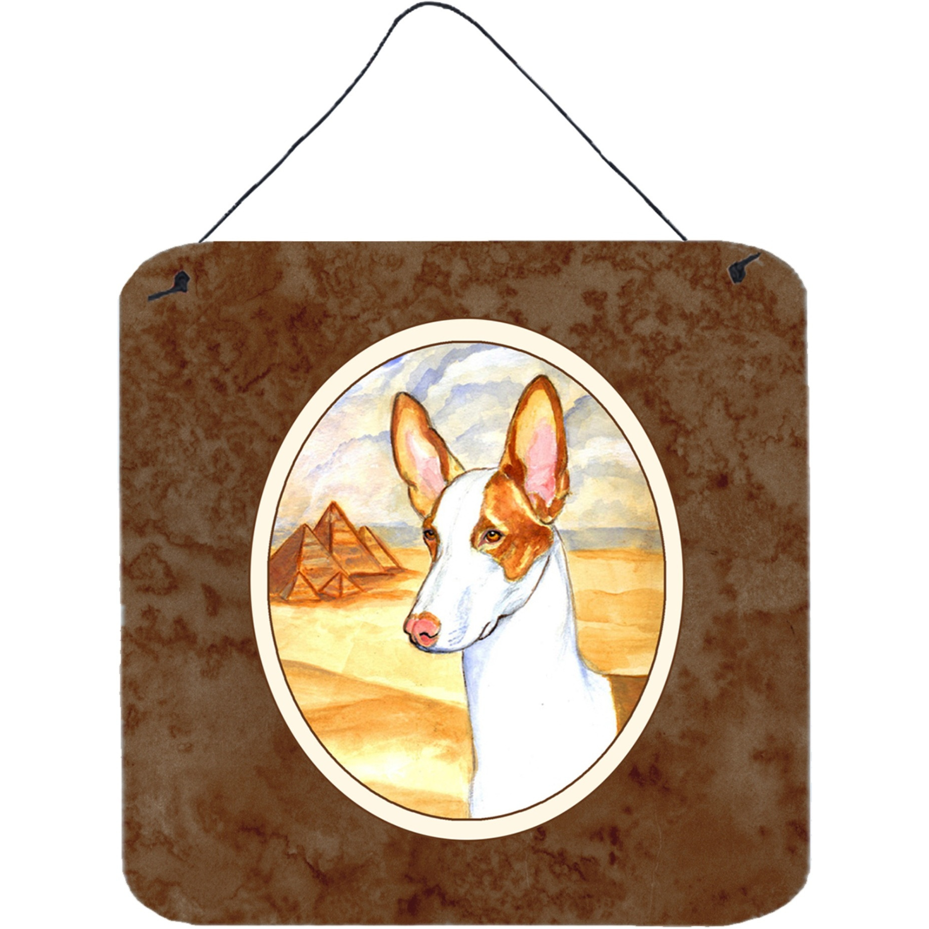 &quotCaroline's Treasures Ibizan Hound Wall or Door Hanging Prints 7031DS66, 6HX6W, Multicolor"