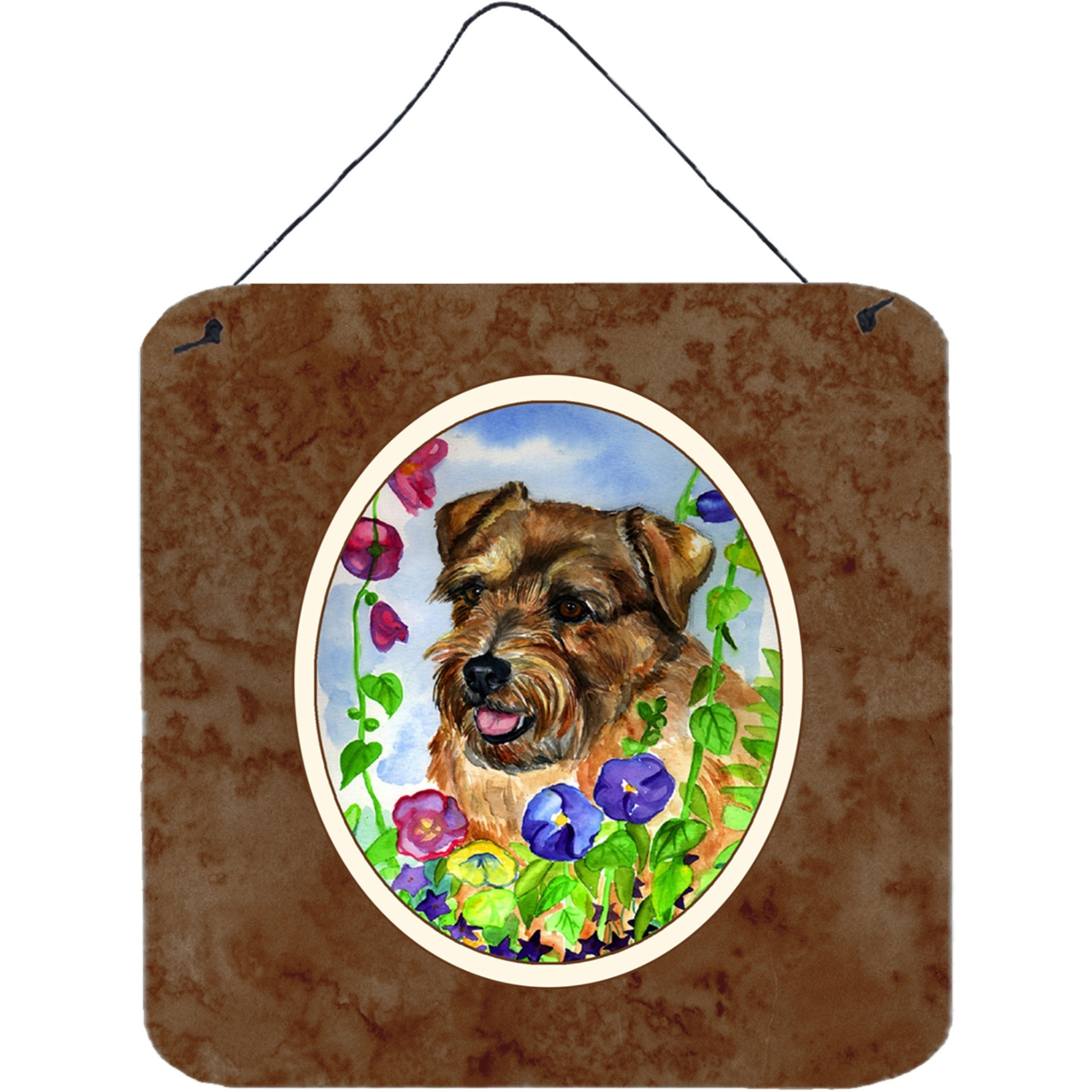 &quotCaroline's Treasures Norfolk Terrier Wall or Door Hanging Prints 7035DS66, 6HX6W, Multicolor"