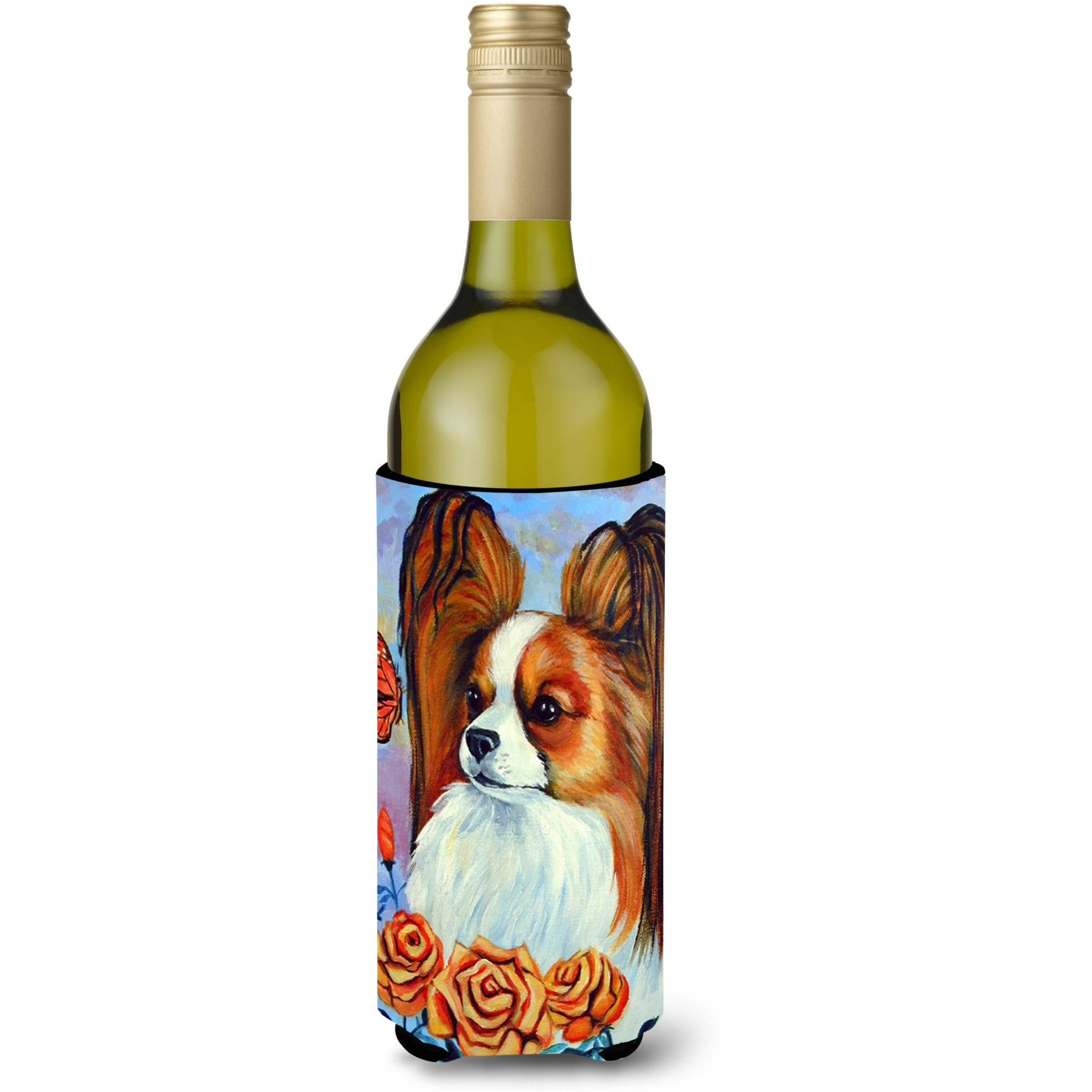 Papillon Wine Bottle Beverage Insulator Beverage Insulator Hugger