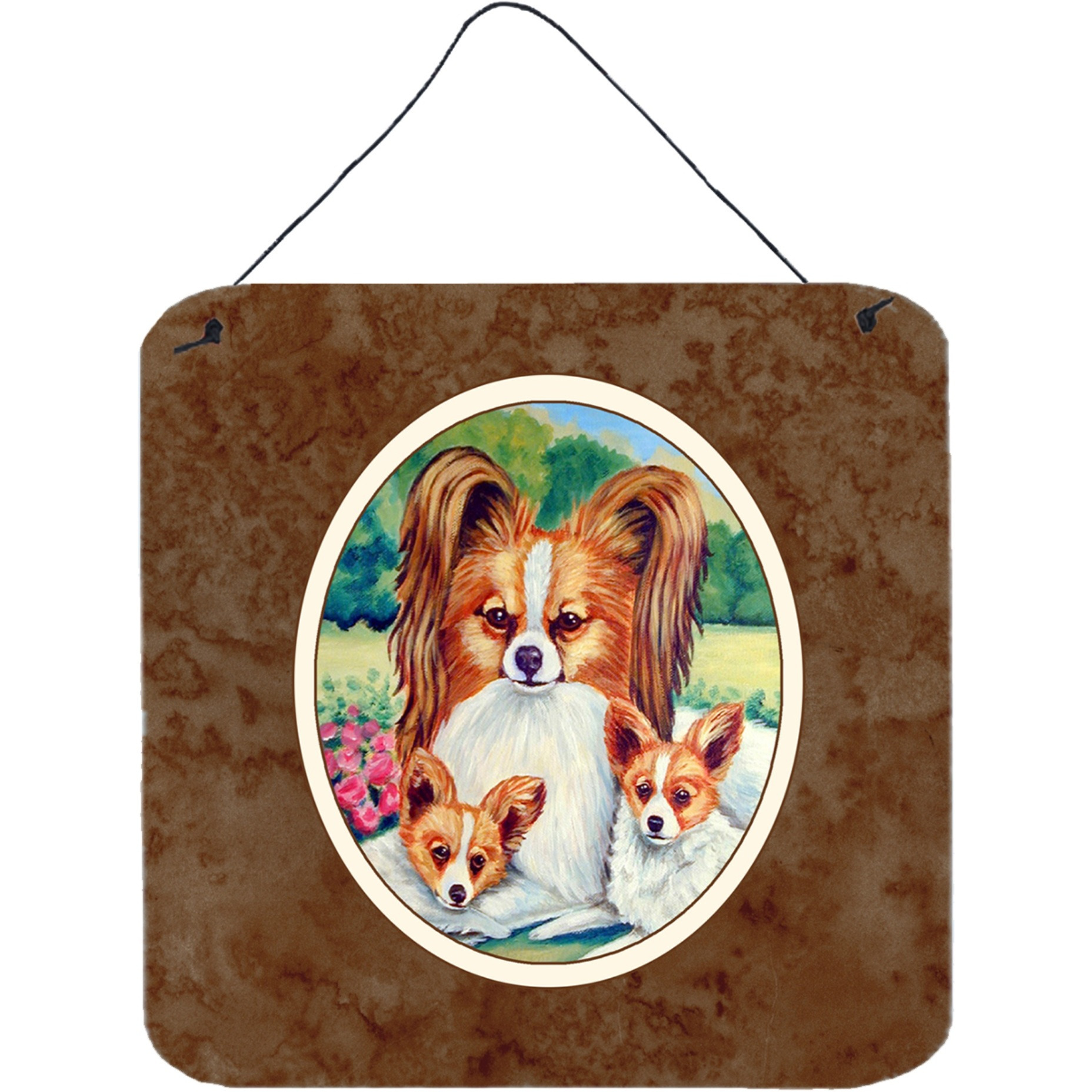 &quotCaroline's Treasures Papillon A Momma's Love Wall or Door Hanging Prints 7042DS66, 6HX6W, Multicolor"