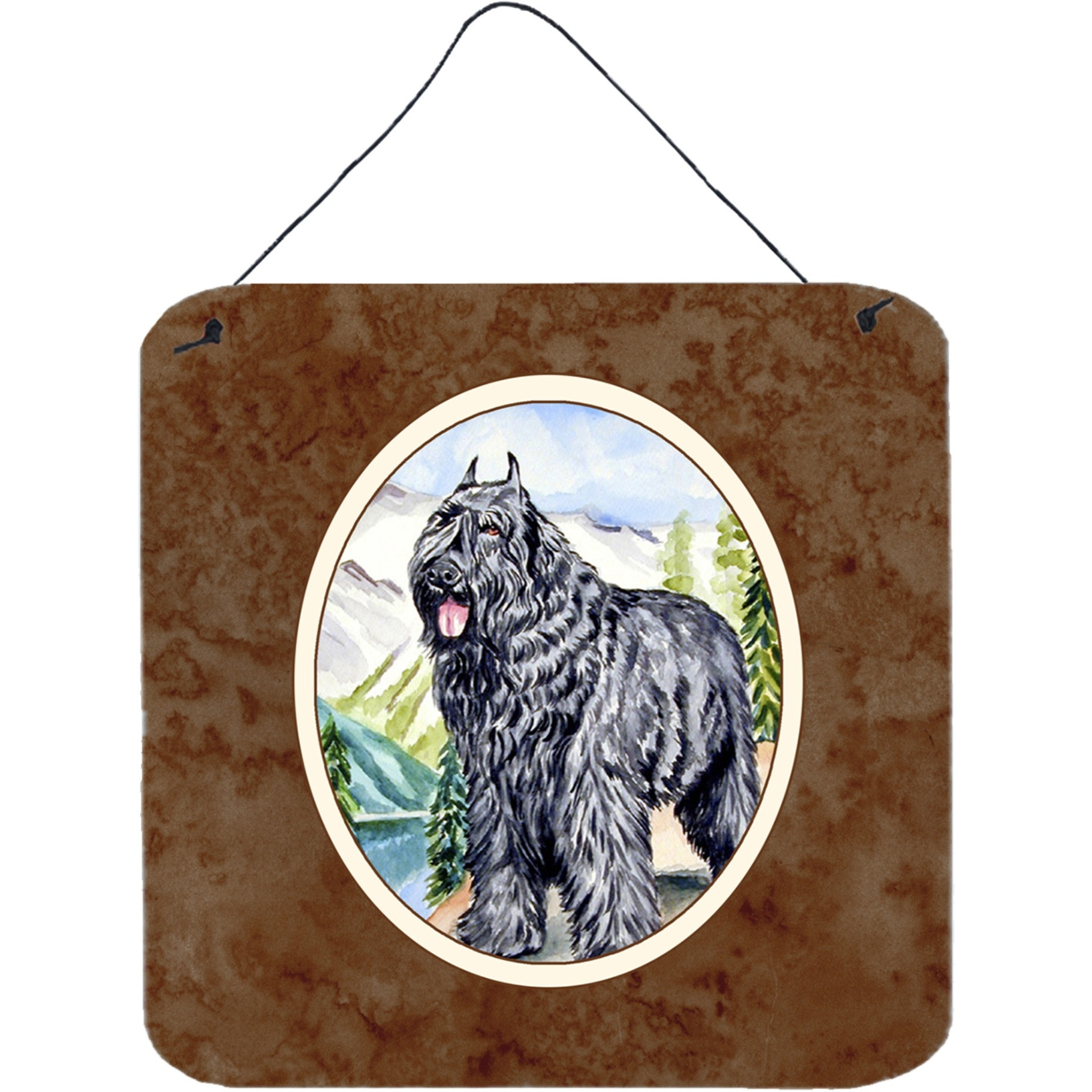 &quotCaroline's Treasures Bouvier des Flandres Wall or Door Hanging Prints 7049DS66, 6HX6W, Multicolor"