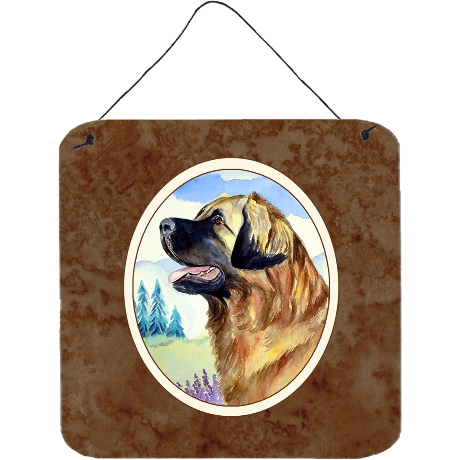 &quotCaroline's Treasures Leonberger Wall or Door Hanging Prints 7056DS66, 6HX6W, Multicolor"
