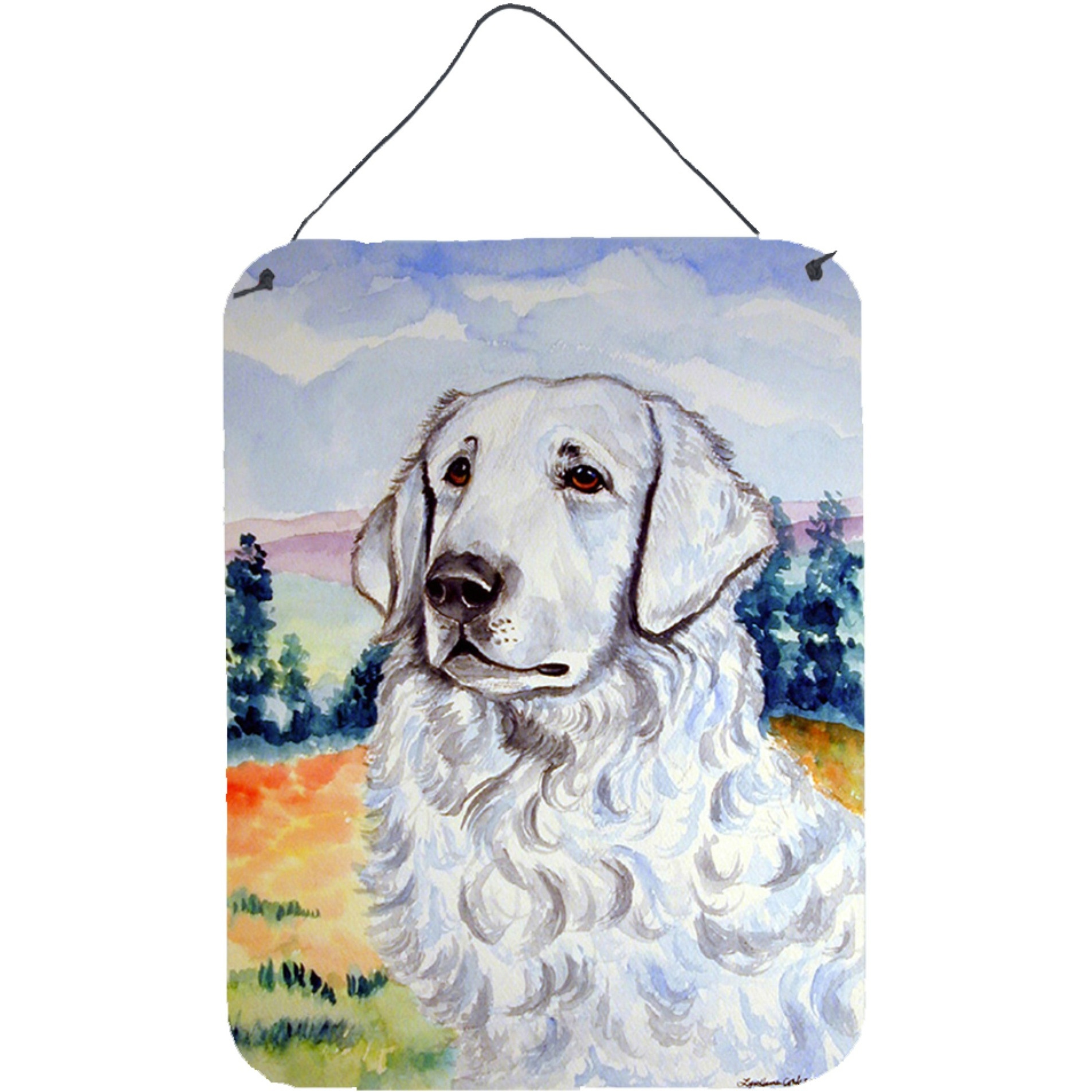 &quotCaroline's Treasures Kuvasz Aluminium Metal Wall or Door Hanging Prints, 16"" x 12"", Multicolor"