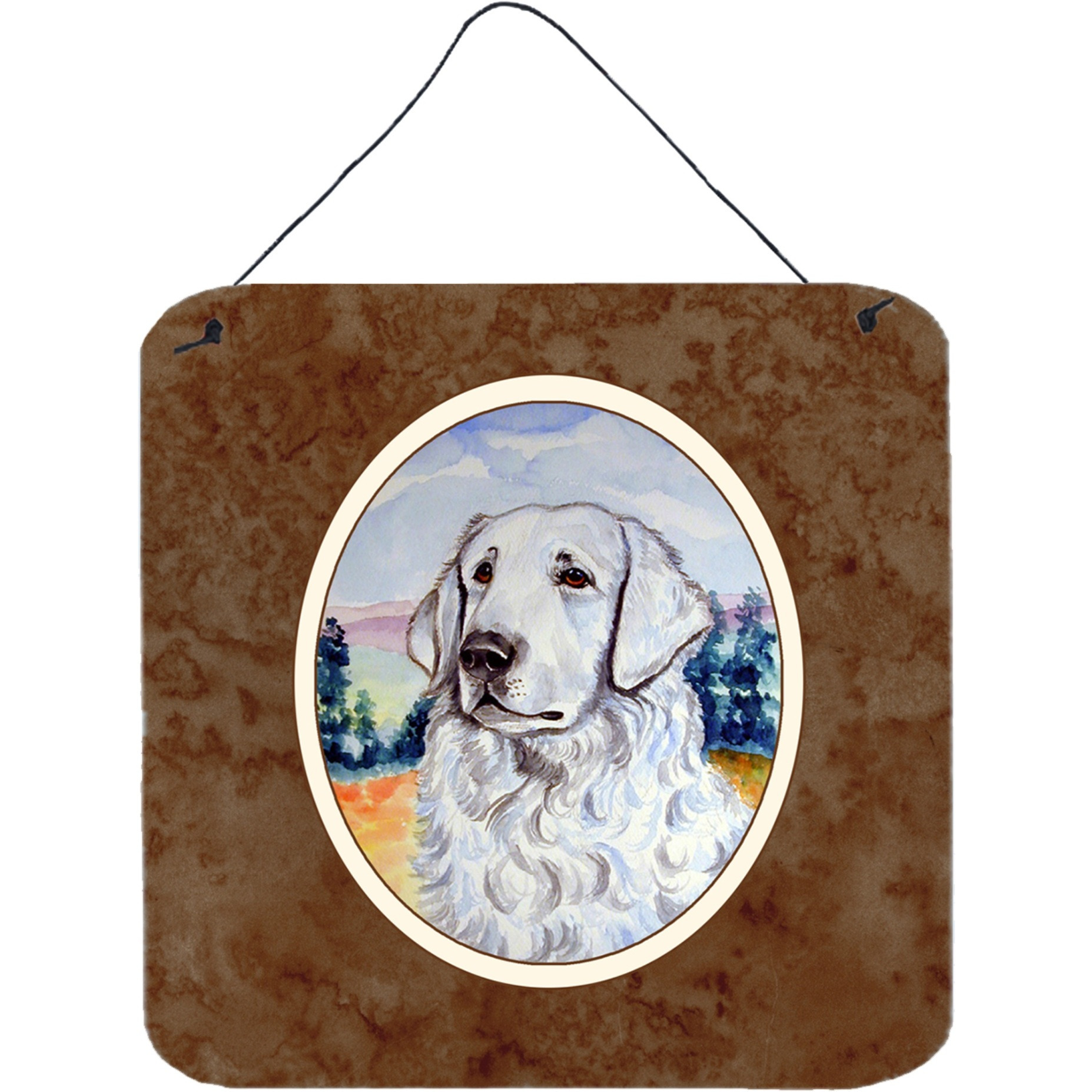 &quotCaroline's Treasures Kuvasz Wall or Door Hanging Prints 7058DS66, 6HX6W, Multicolor"