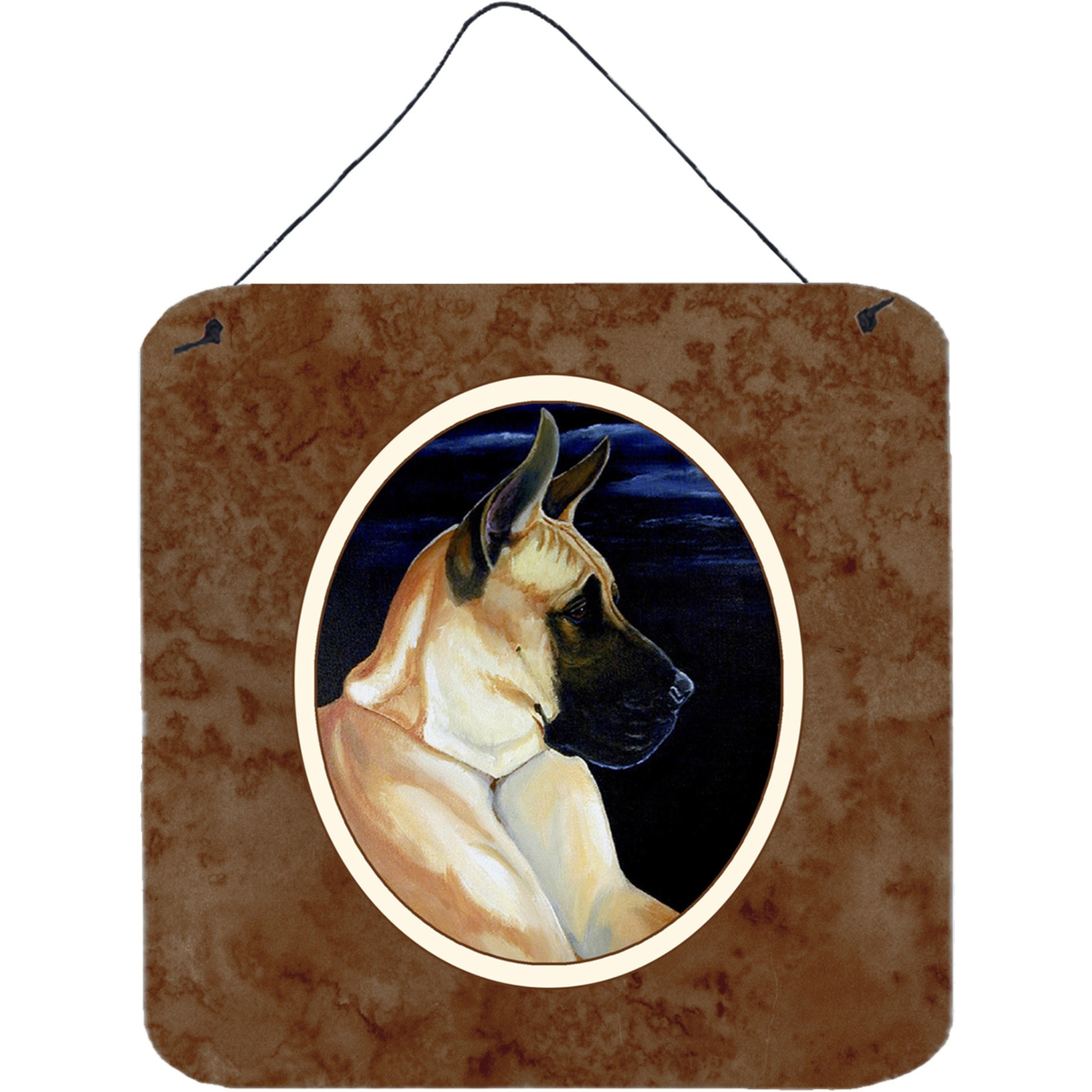 &quotCaroline's Treasures Fawn Dane in the Moonlight Wall or Door Hanging Prints 7059DS66, 6HX6W, Multicolor"