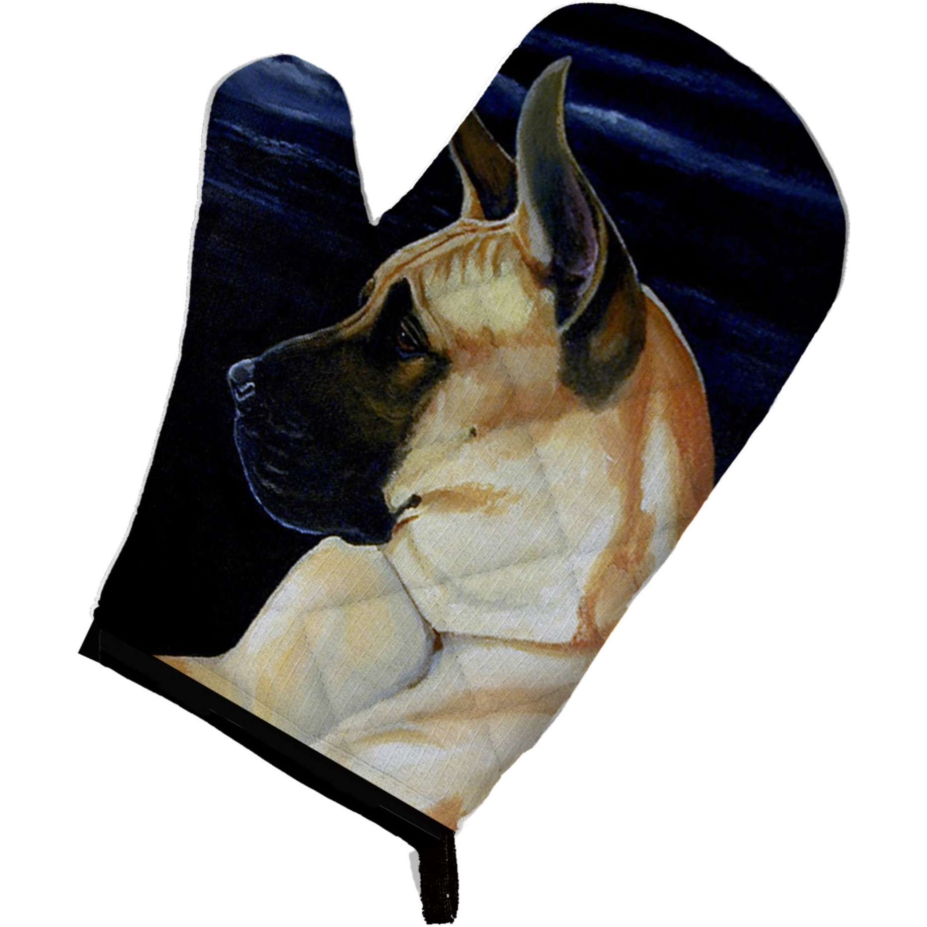 &quotCaroline's Treasures 7059OVMT Fawn Great Dane in The Moonlight Oven Mitt, 12"" by 8.5"", Multicolor"