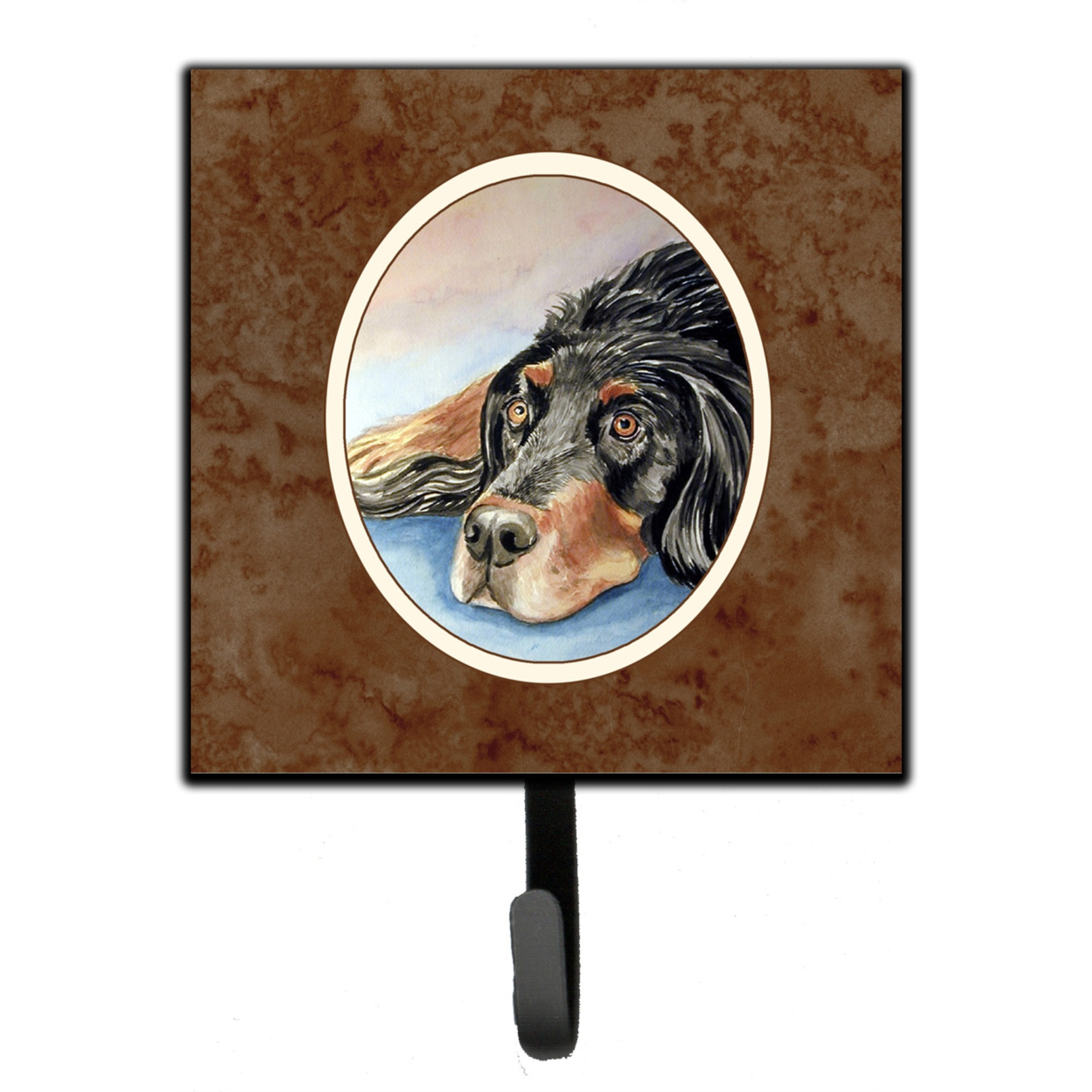 &quotCaroline's Treasures Gordon Setter Waiting on Mom Leash or Key Holder 7062SH4, Small, Multicolor"