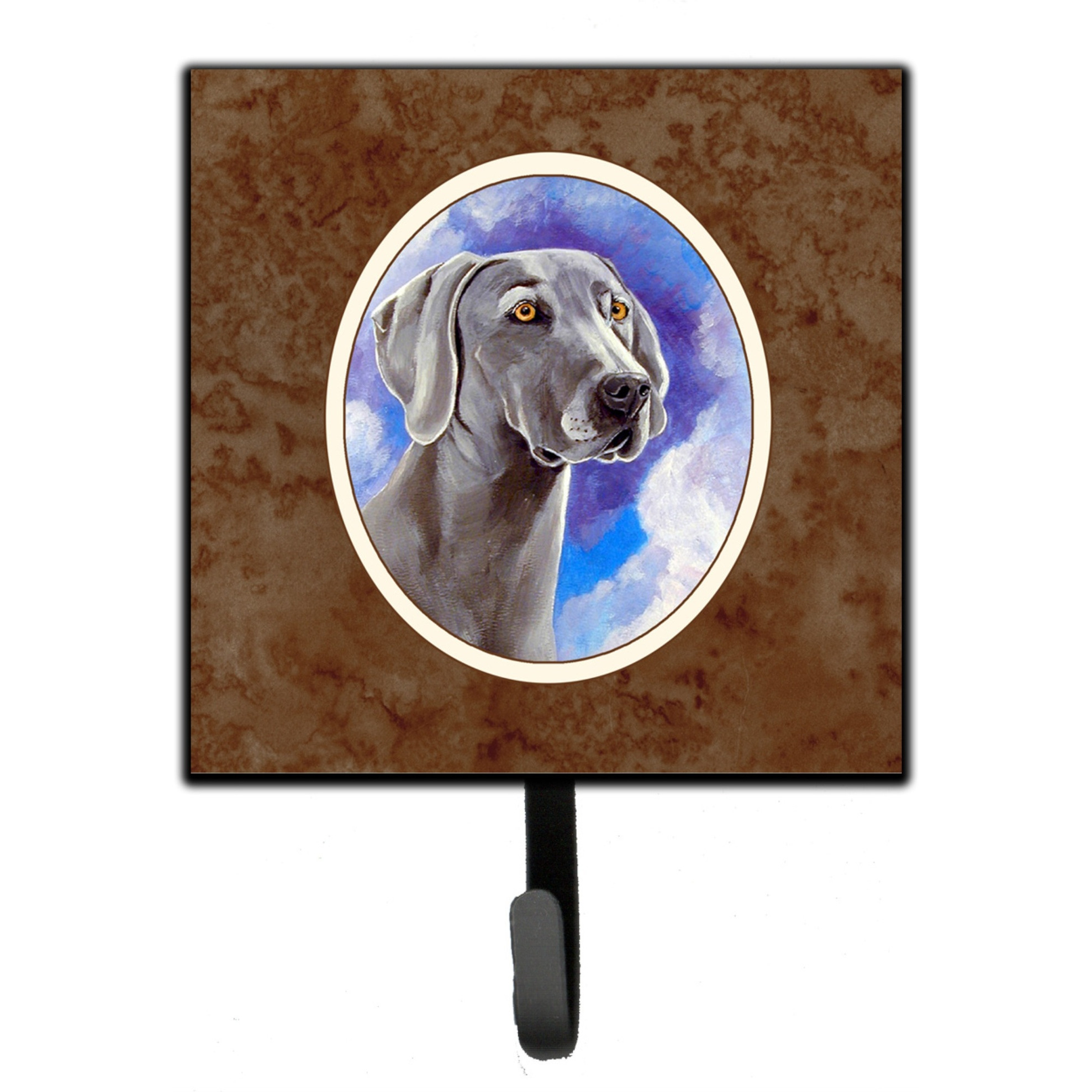 &quotCaroline's Treasures Weimaraner Azure Skies Leash or Key Holder 7063SH4, Small, Multicolor"