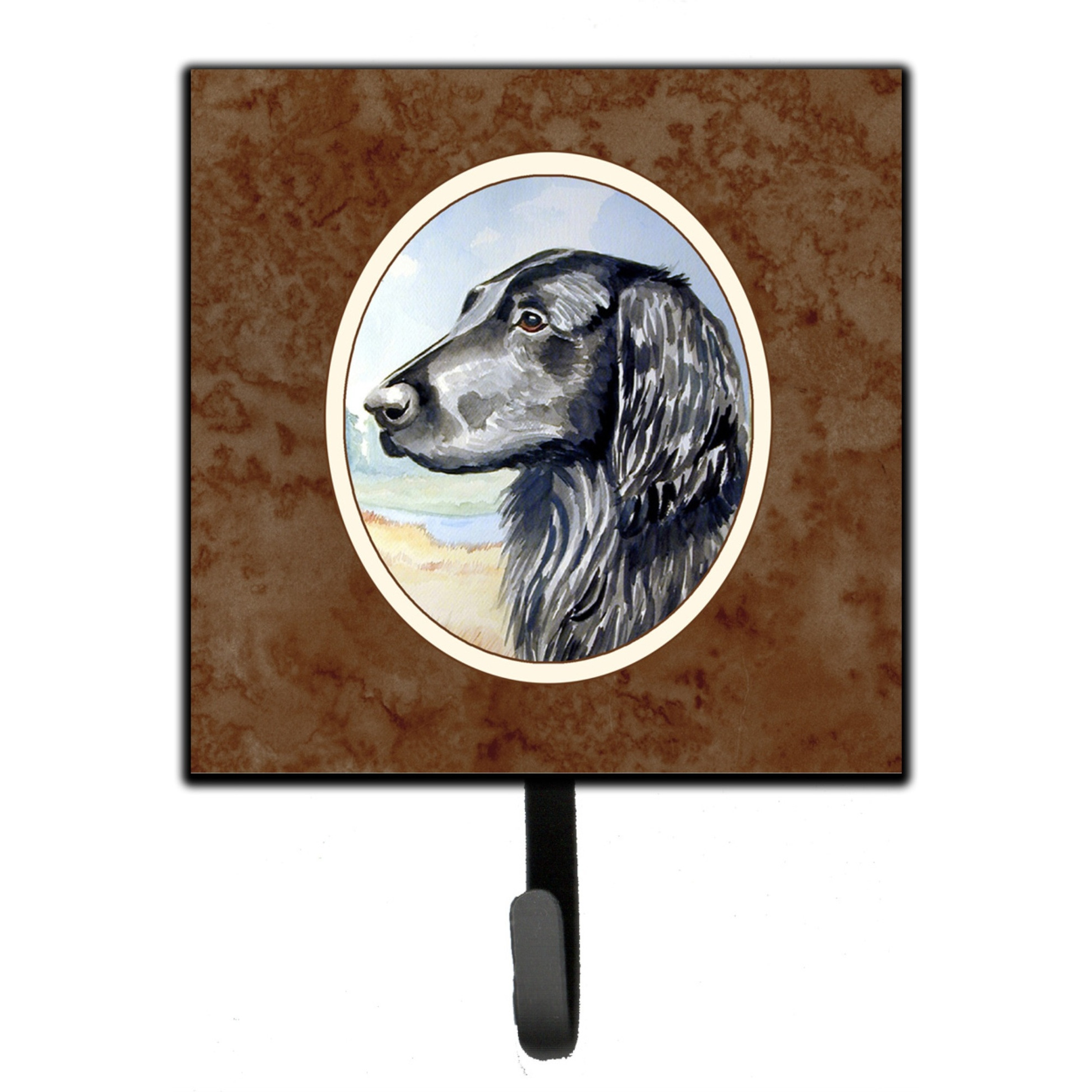 &quotCaroline's Treasures Flat Coated Retriever Leash or Key Holder 7064SH4, Small, Multicolor"