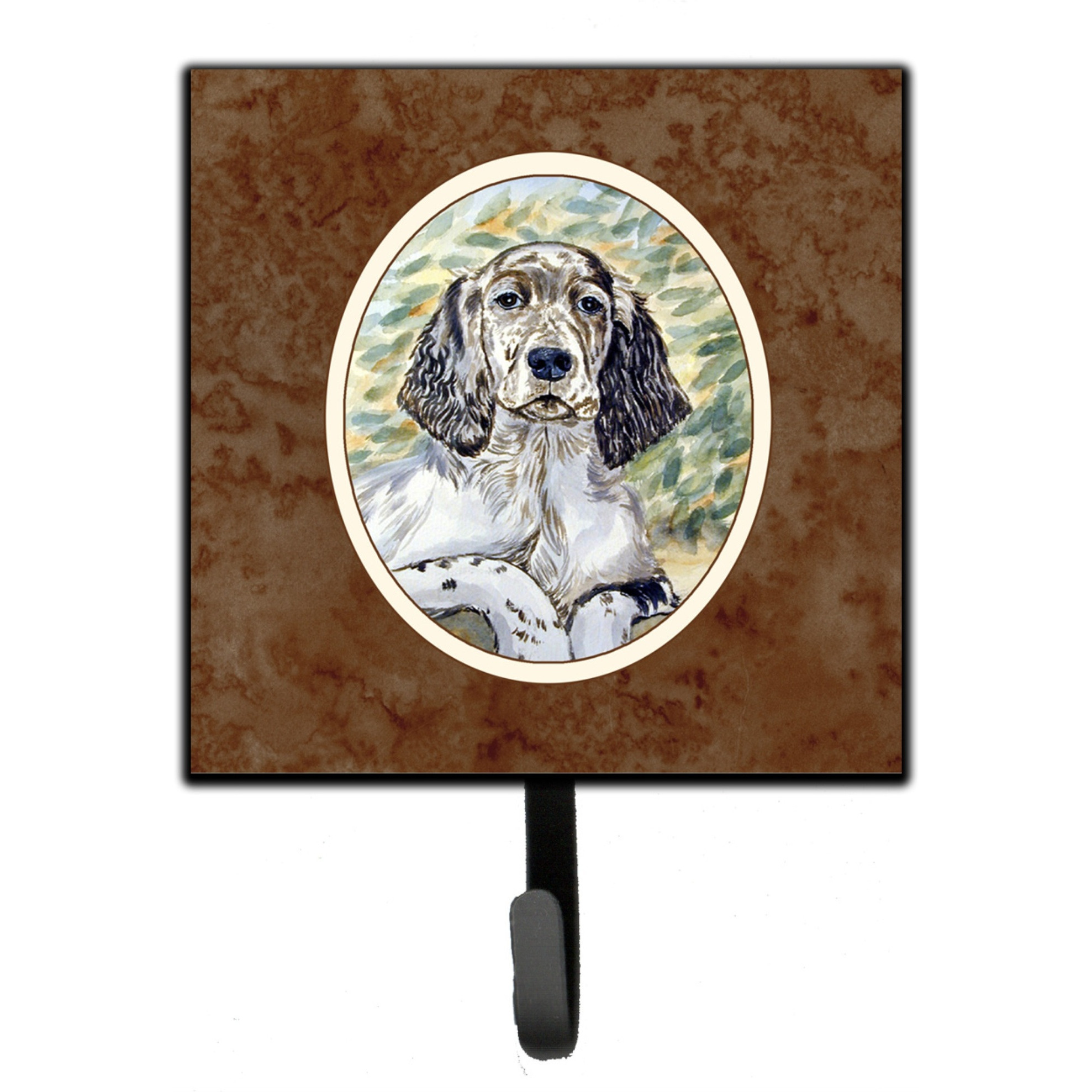 &quotCaroline's Treasures English Setter Patience Leash or Key Holder 7065SH4, Small, Multicolor"