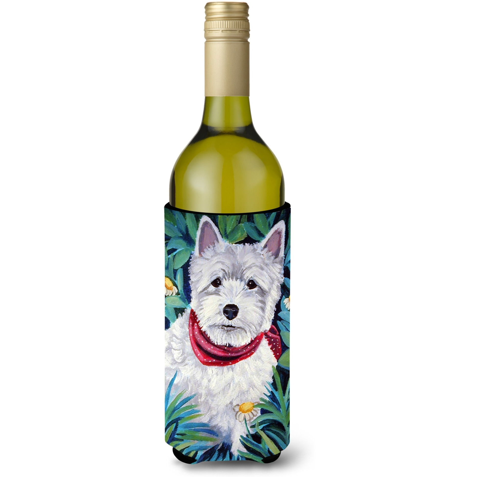 Westie Wine Bottle Beverage Insulator Beverage Insulator Hugger
