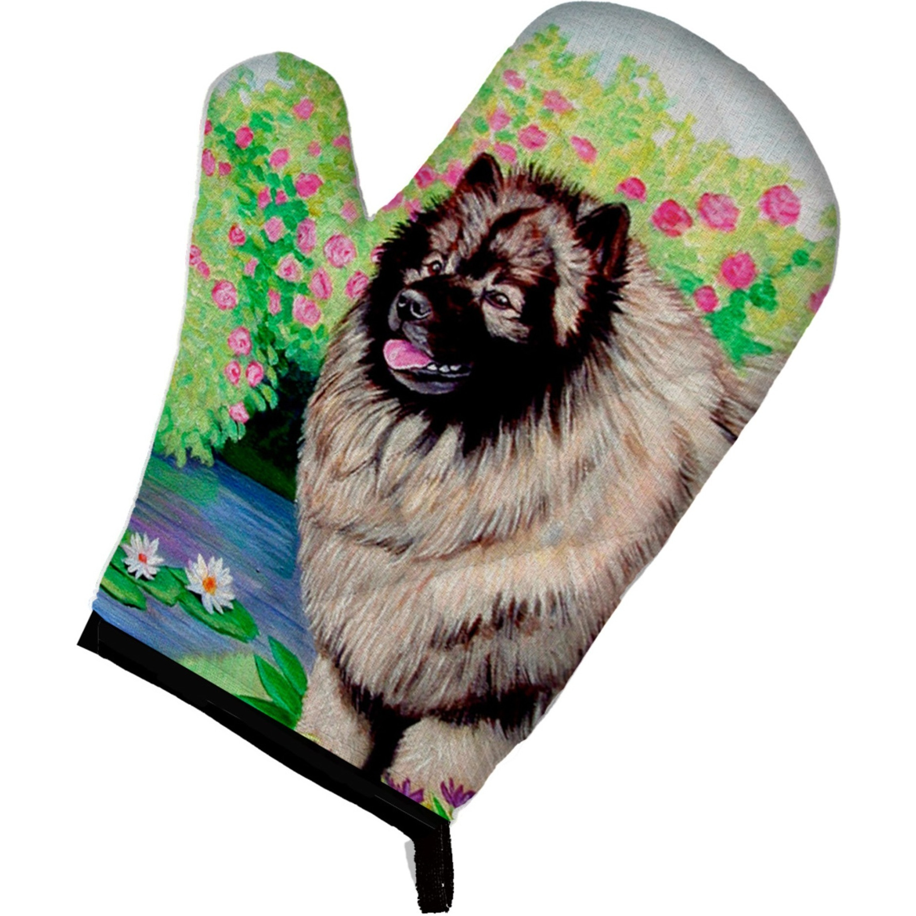&quotCaroline's Treasures 7074OVMT Keeshond Oven Mitt, 12"" by 8.5"", Multicolor"