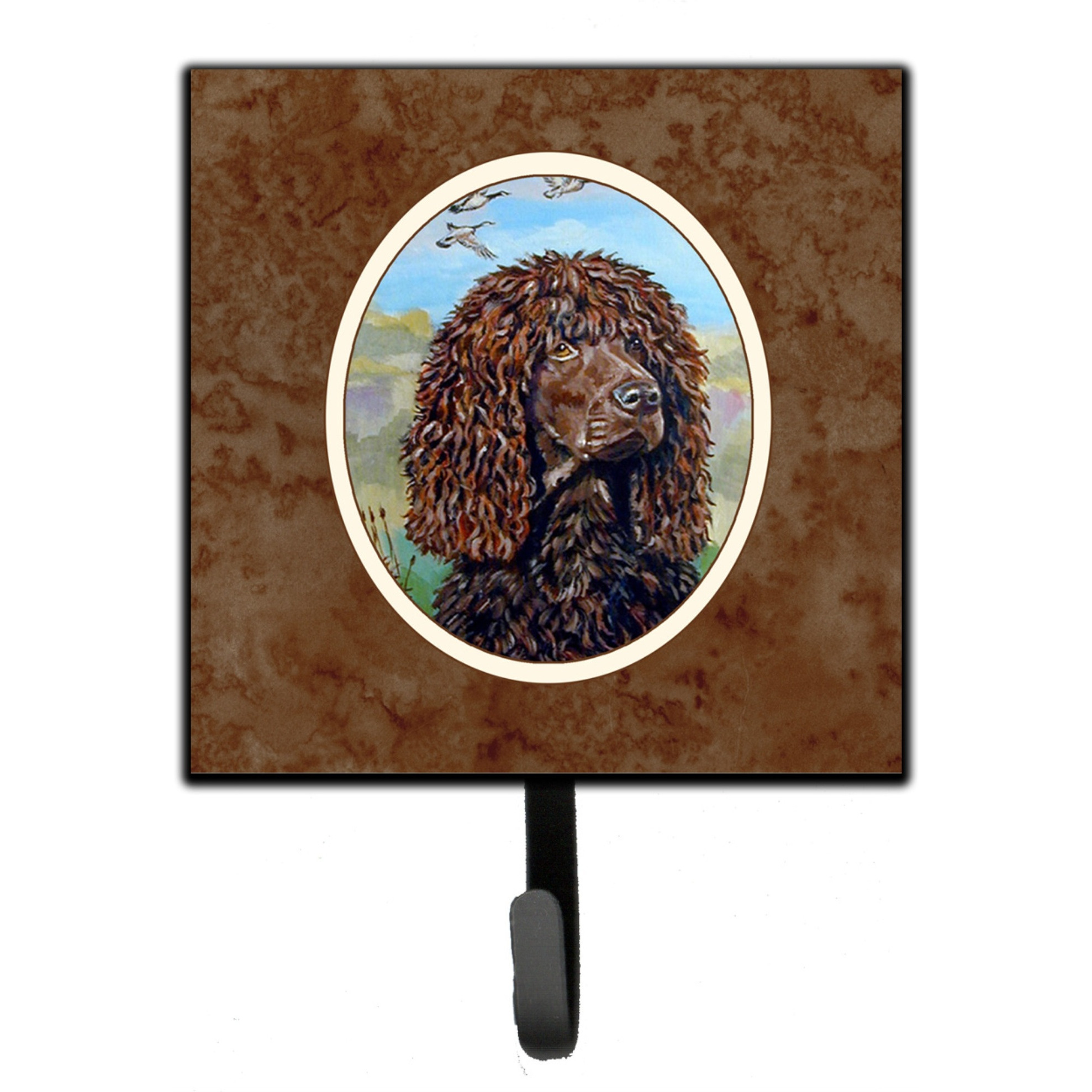 &quotCaroline's Treasures Irish Water Spaniel Leash or Key Holder 7089SH4, Small, Multicolor"