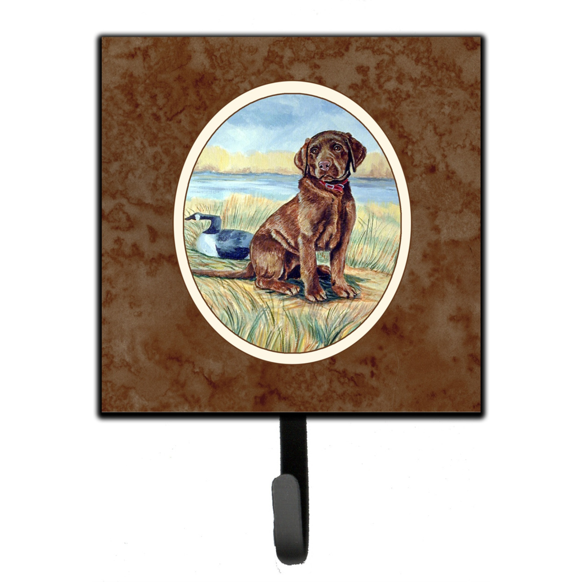 &quotCaroline's Treasures Chocolate Labrador Puppy Leash or Key Holder 7090SH4, Small, Multicolor"
