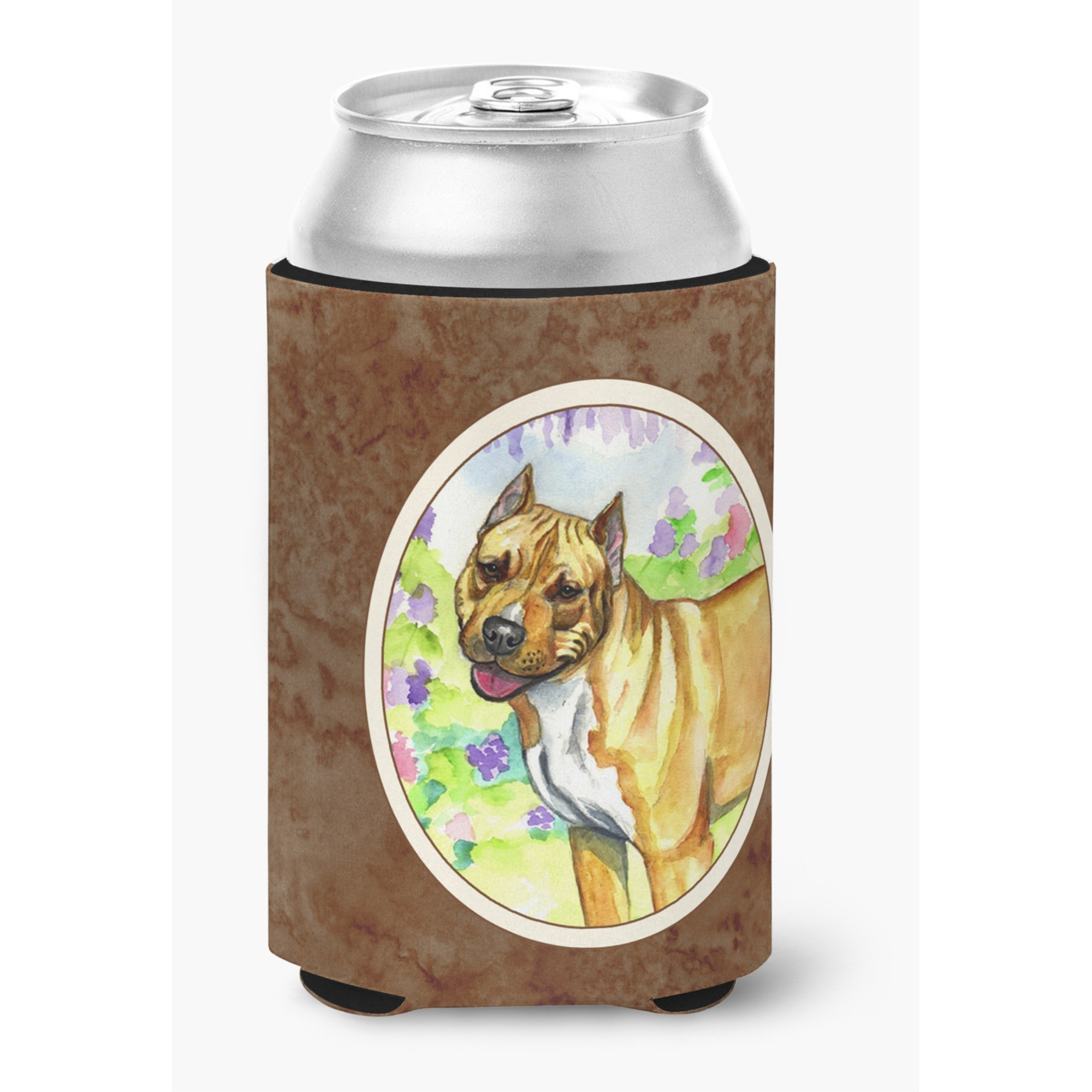 &quotCaroline's Treasures 7093CC Pit Bull Can Or Bottle Hugger, Multicolor"
