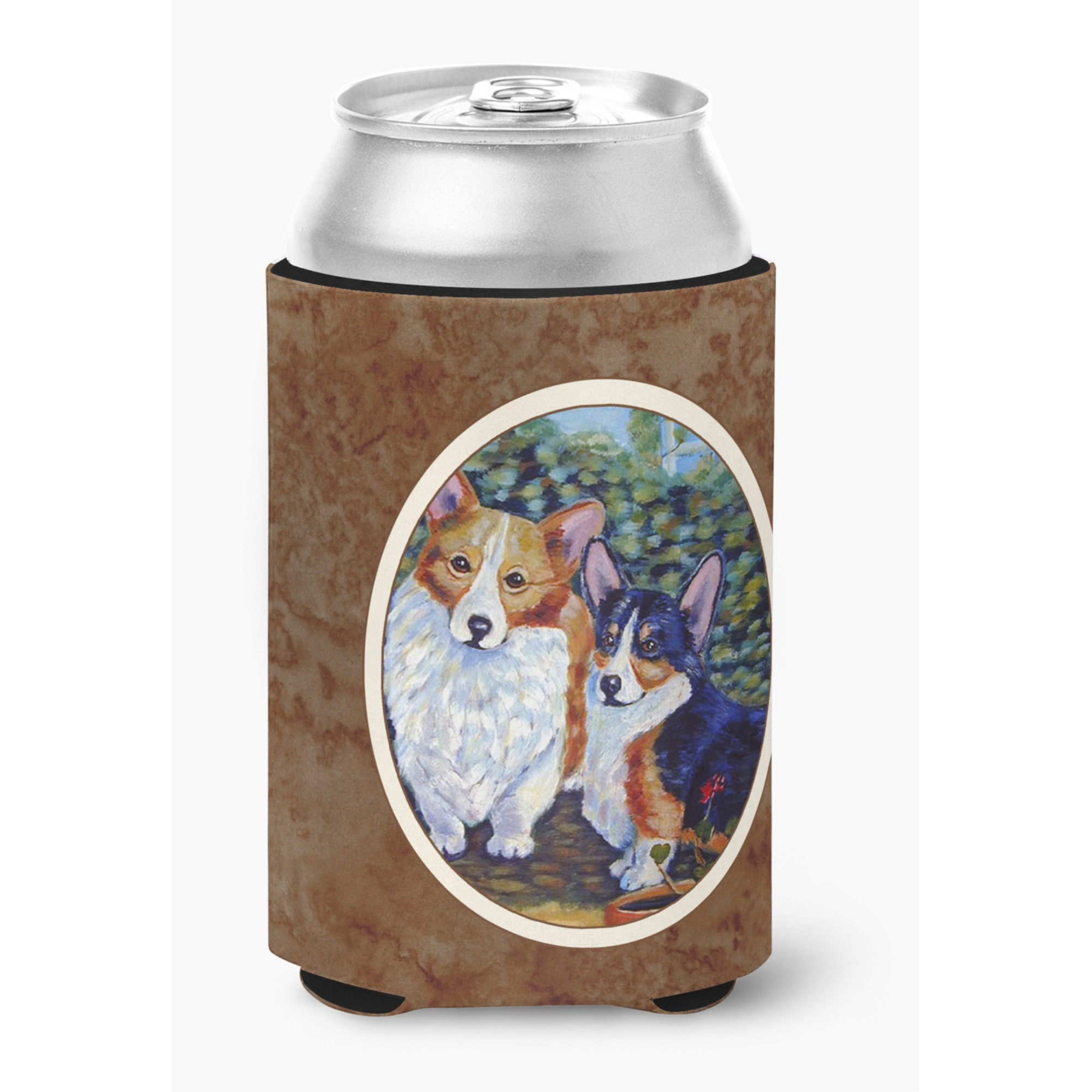 &quotCaroline's Treasures 7094CC Cardigan And Pembroke Corgi Can Or Bottle Hugger, Multicolor"