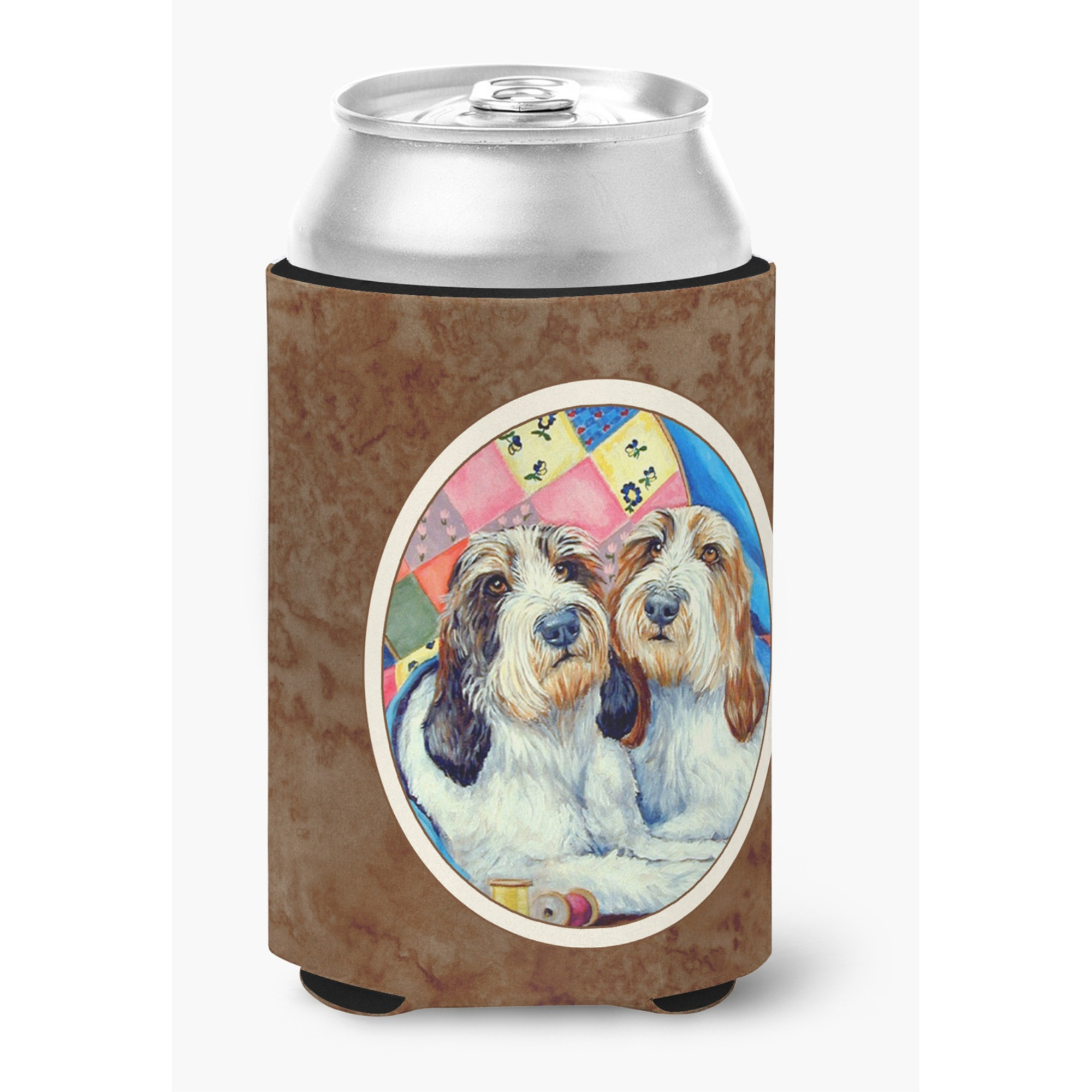 &quotCaroline's Treasures 7095CC Petit Basset Griffon Vendeen Can Or Bottle Hugger, Multicolor"