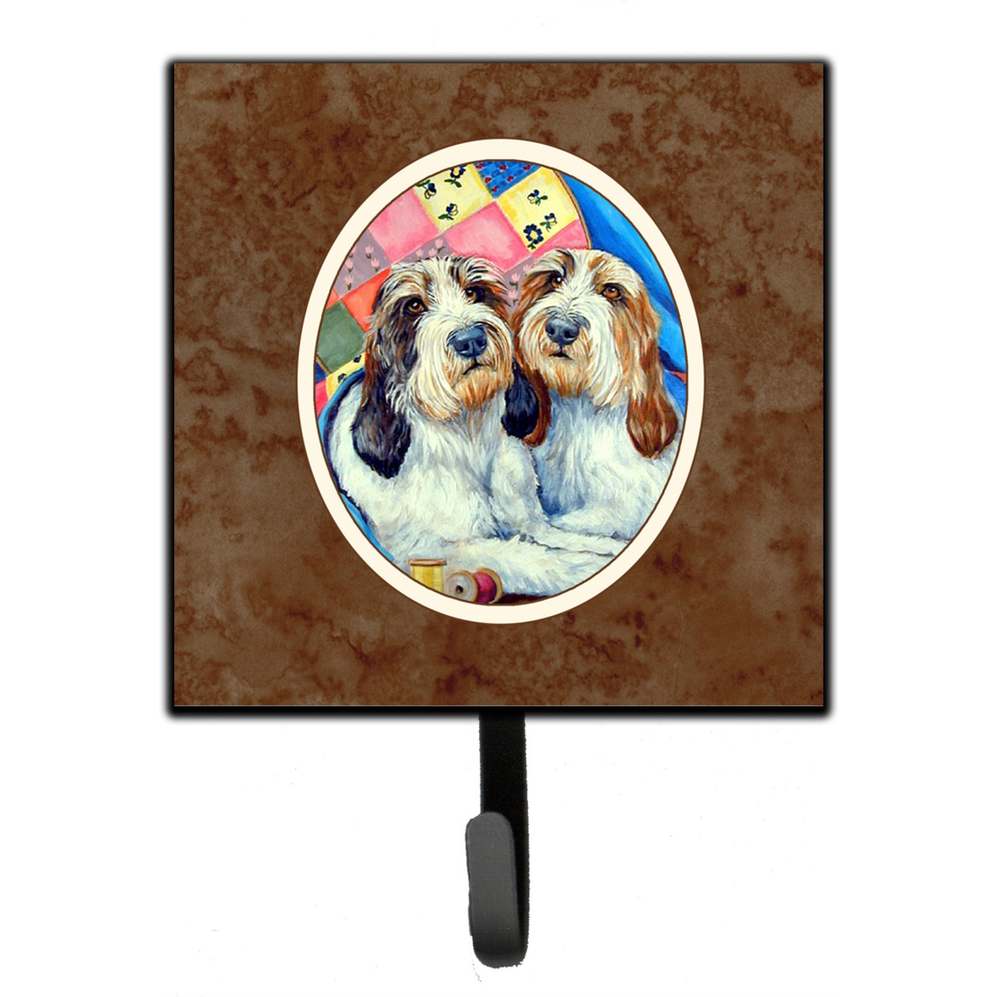 &quotCaroline's Treasures Petit Basset Griffon Vendeen Leash or Key Holder 7095SH4, Small, Multicolor"