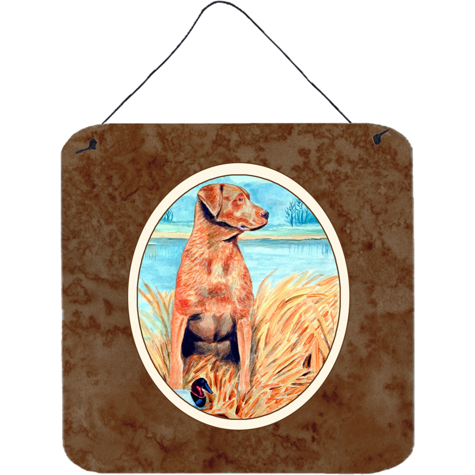 &quotCaroline's Treasures Chesapeake Bay Retriever Wall or Door Hanging Prints 7112DS66, 6HX6W, Multicolor"