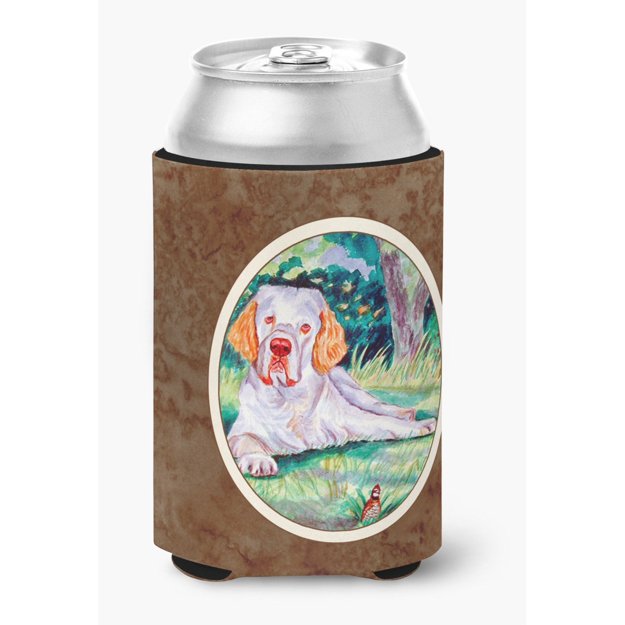 &quotCaroline's Treasures 7113CC Clumber Spaniel Can Or Bottle Hugger, Multicolor"
