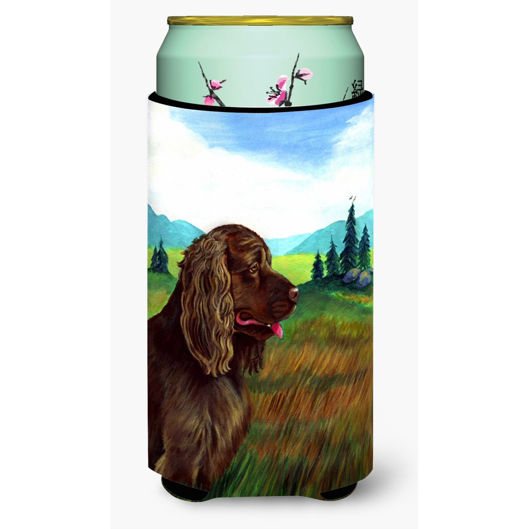 Sussex Spaniel  Tall Boy Beverage Insulator Beverage Insulator Hugger