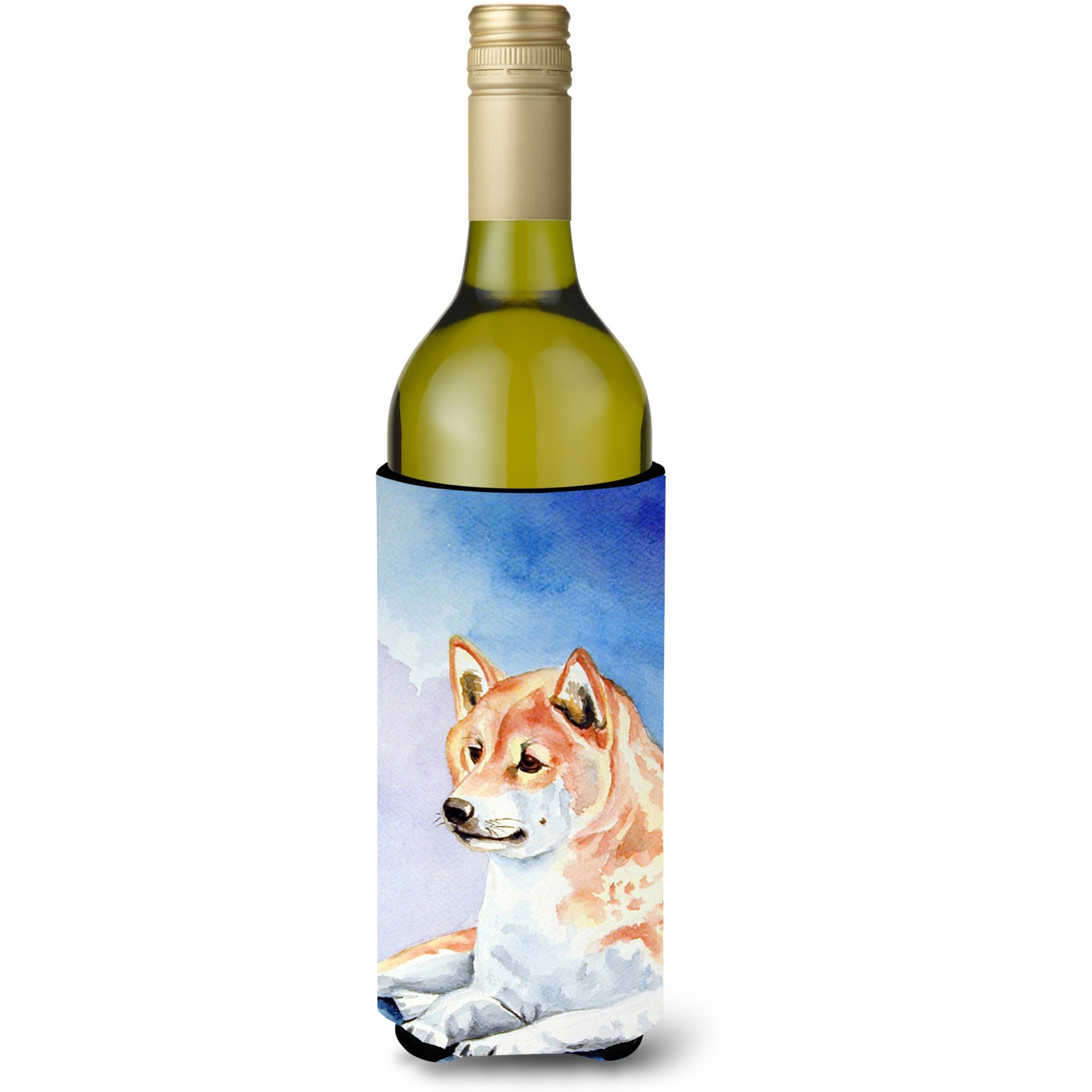 Shiba Inu Wine Bottle Beverage Insulator Beverage Insulator Hugger
