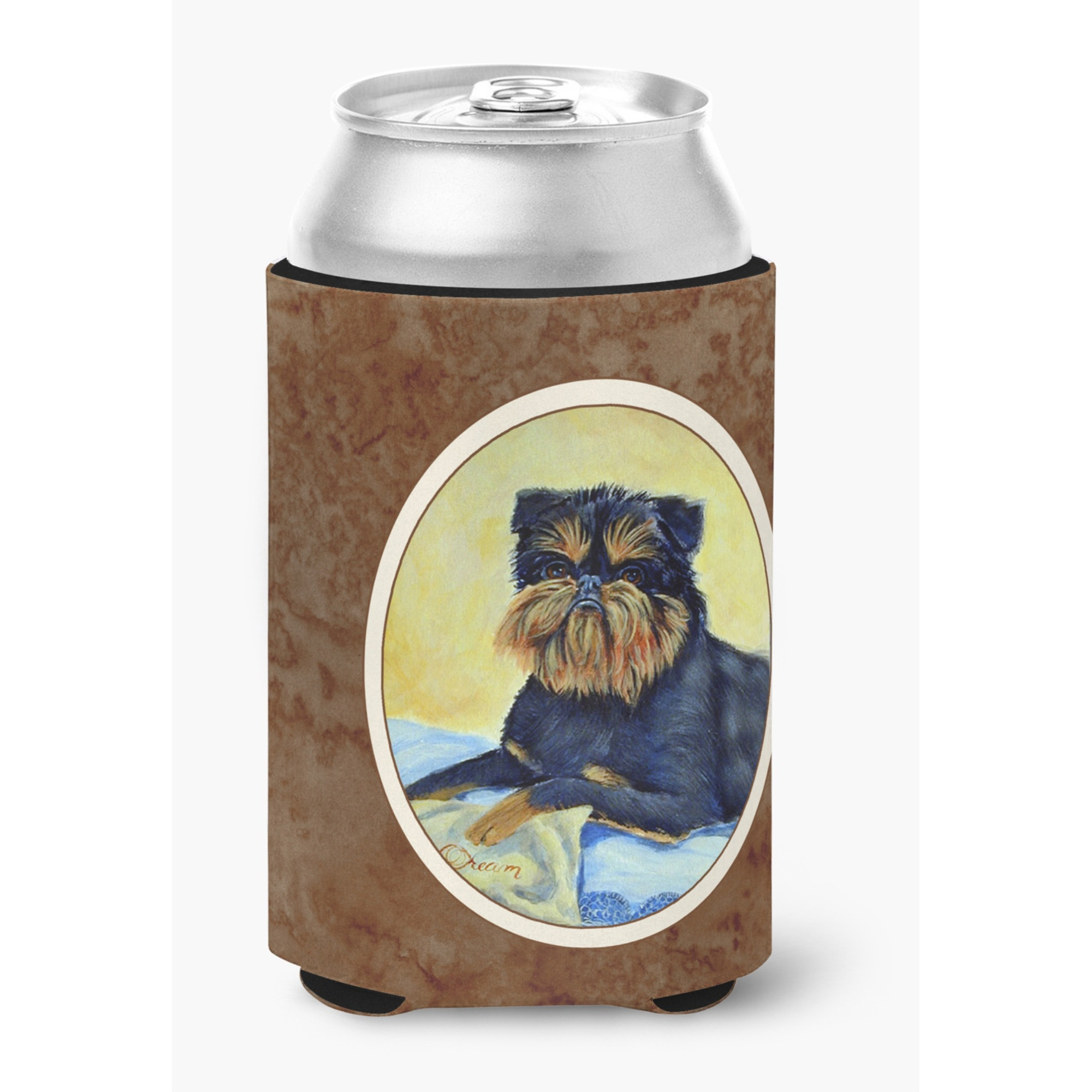 &quotCaroline's Treasures 7146CC Brussels Griffon Can Or Bottle Hugger, Multicolor"
