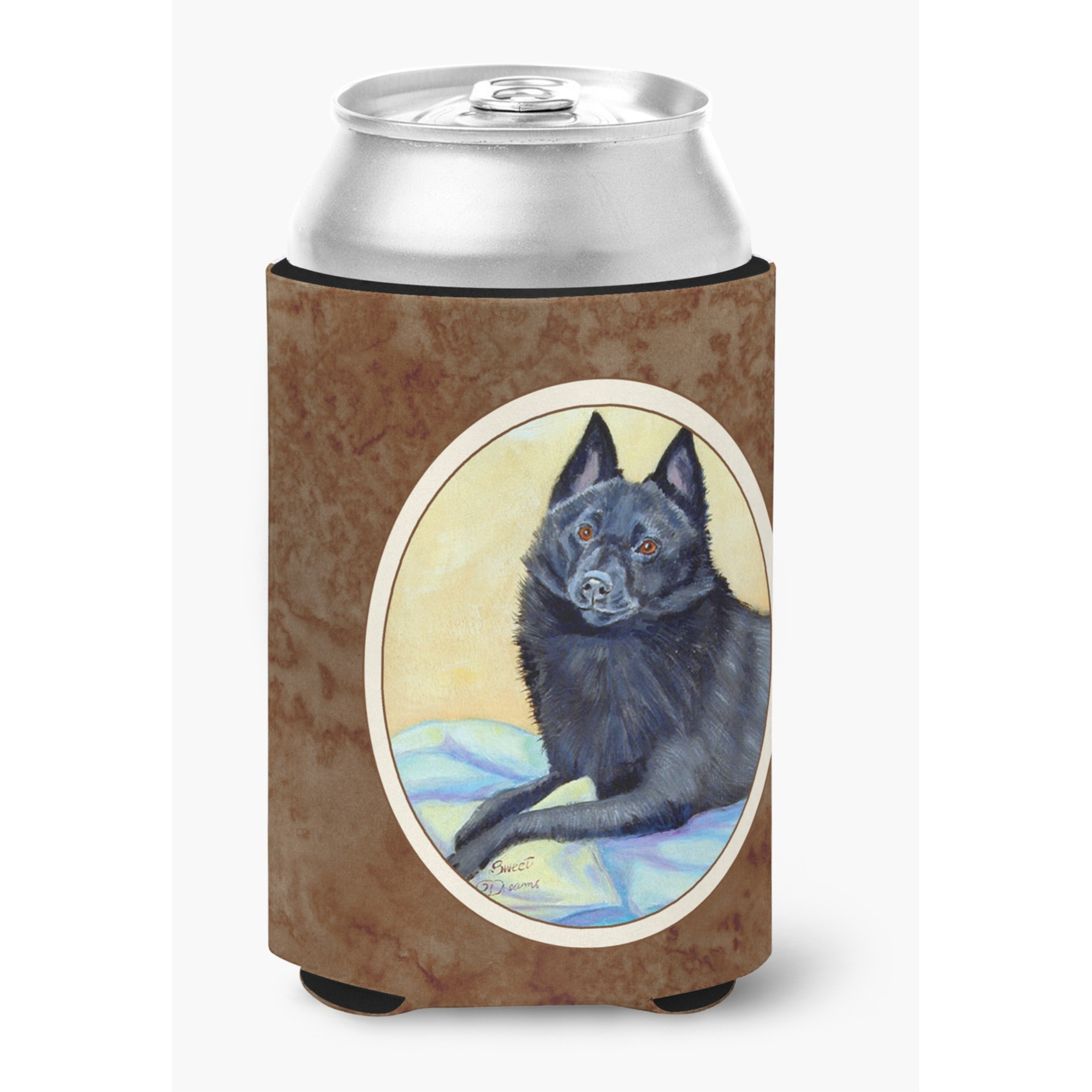 &quotCaroline's Treasures 7152CC Schipperke Sweet Dreams Can Or Bottle Hugger, Multicolor"