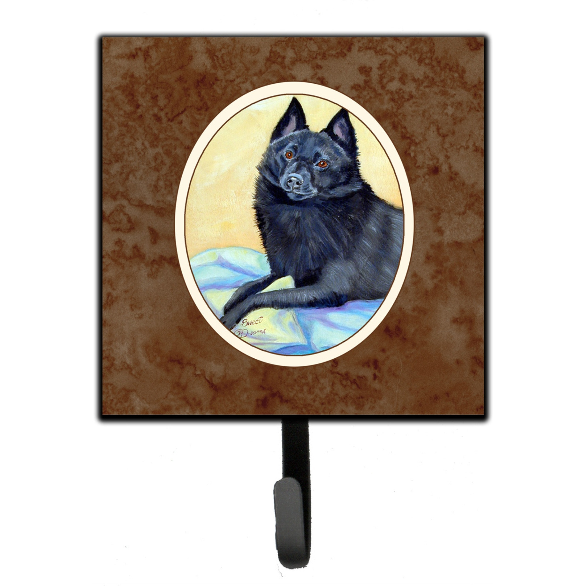 &quotCaroline's Treasures Schipperke Sweet Dreams Leash or Key Holder 7152SH4, Small, Multicolor"