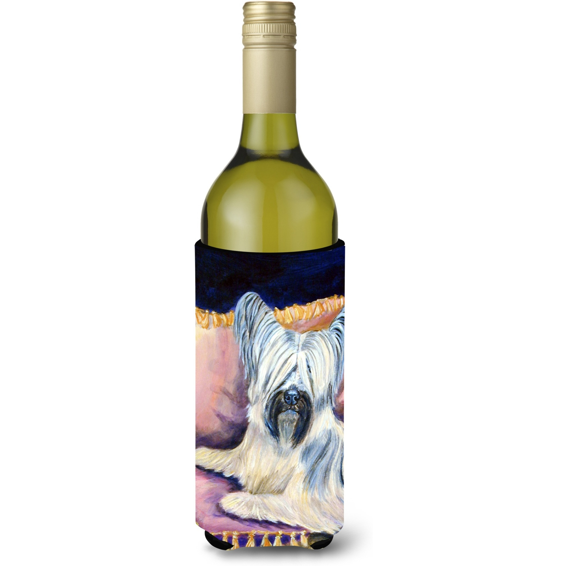 Skye Terrier Wine Bottle Beverage Insulator Beverage Insulator Hugger