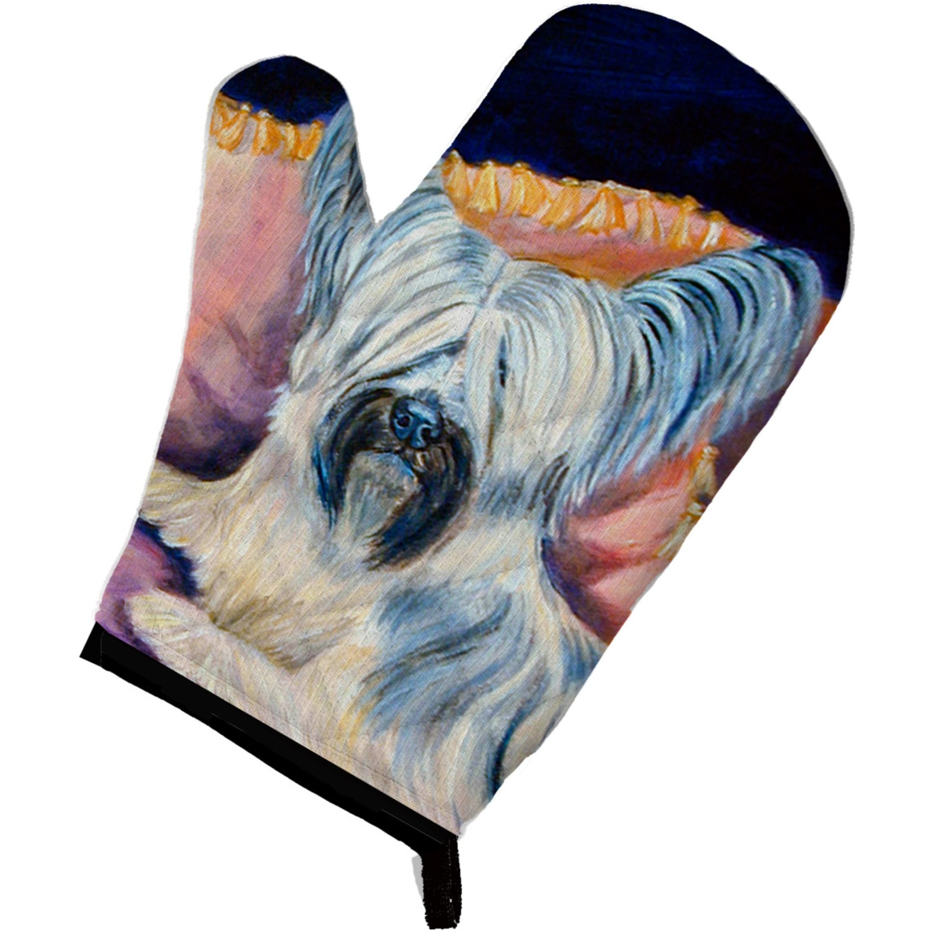 &quotCaroline's Treasures 7154OVMT Skye Terrier Oven Mitt, 12"" by 8.5"", Multicolor"
