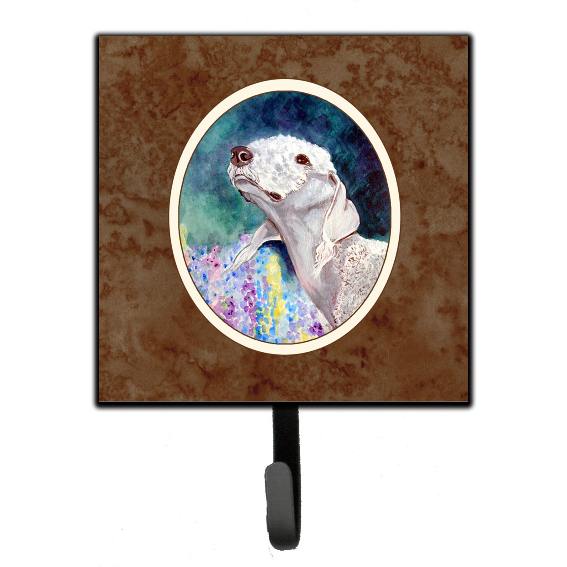 &quotCaroline's Treasures Bedlington Terrier Leash or Key Holder 7226SH4, Small, Multicolor"