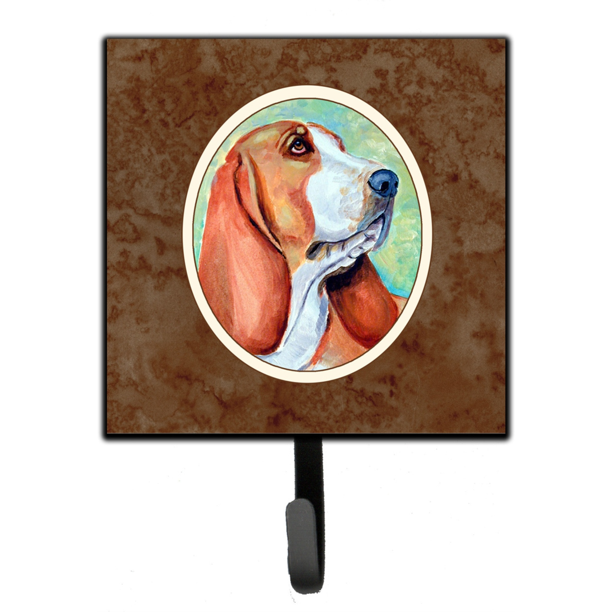 &quotCaroline's Treasures Basset Hound Leash or Key Holder 7227SH4, Small, Multicolor"