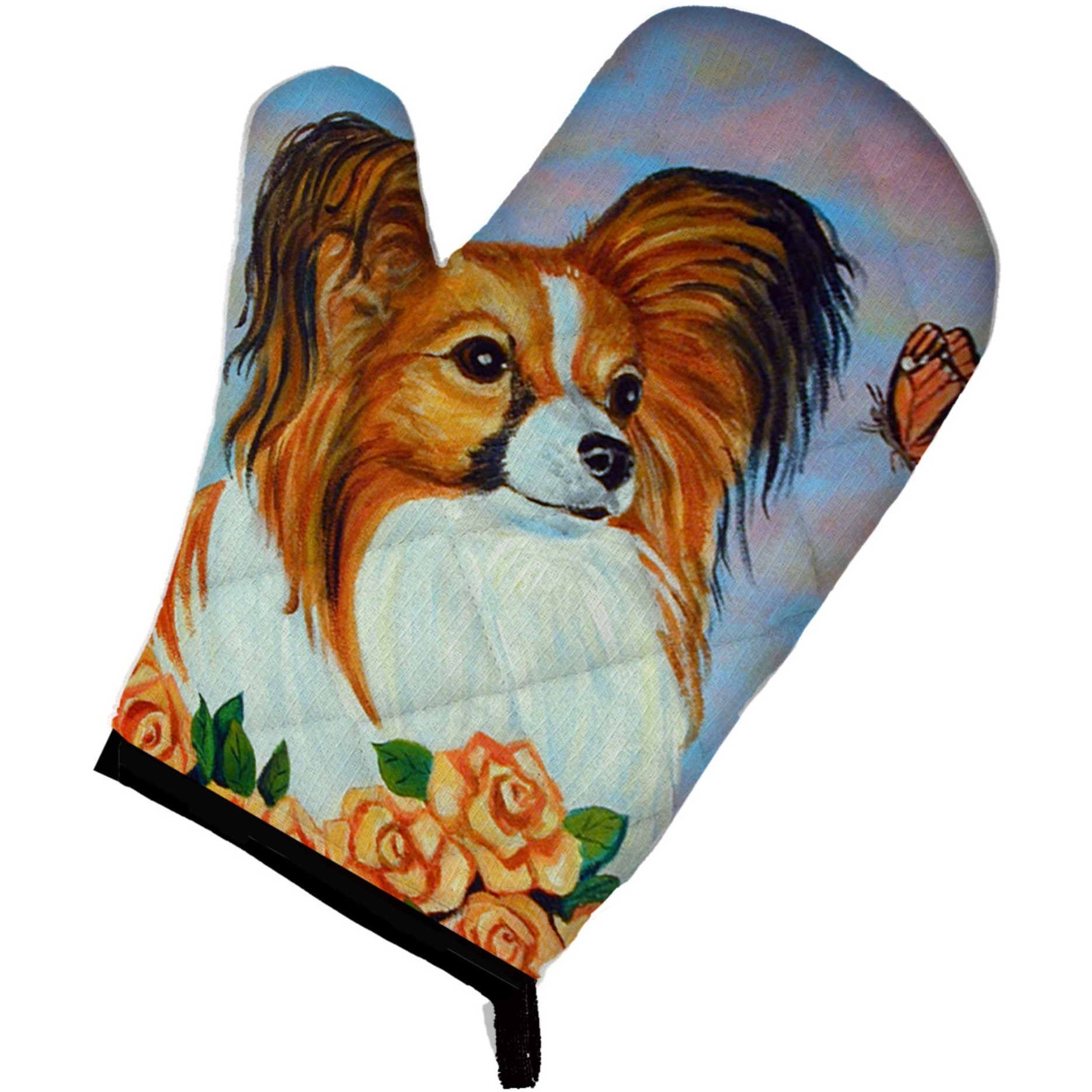&quotCaroline's Treasures 7246OVMT Papillon Oven Mitt, 12"" by 8.5"", Multicolor"