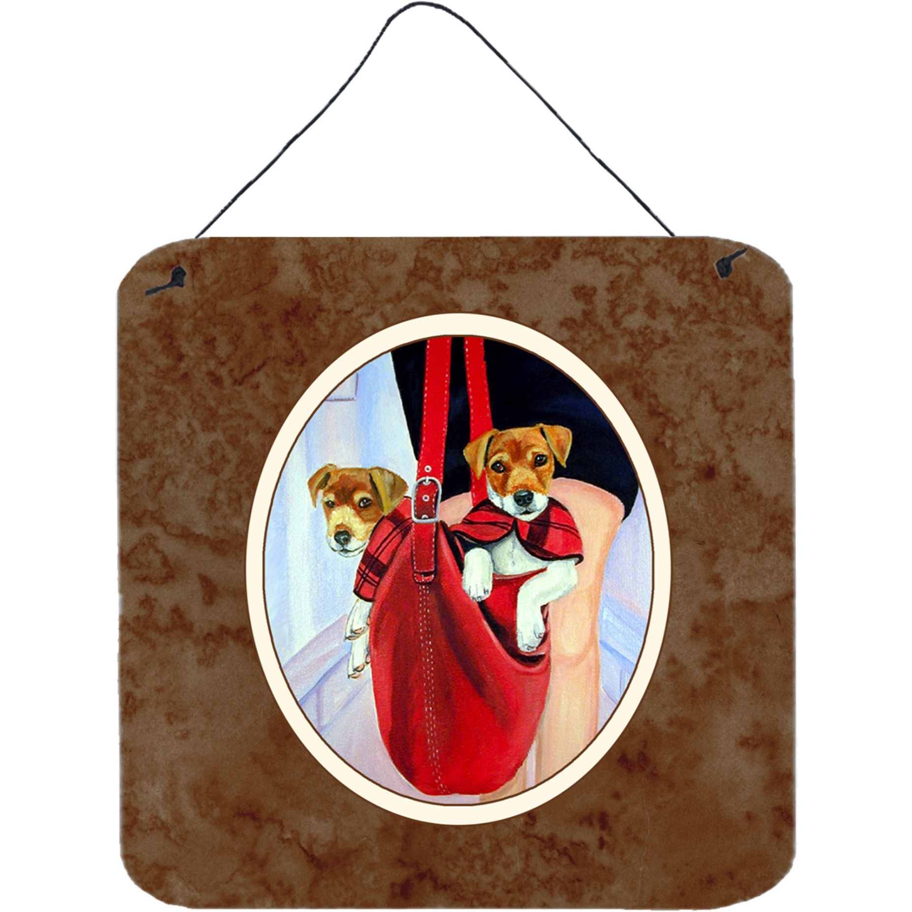 &quotCaroline's Treasures Jack Russell Terrier Wall or Door Hanging Prints 7251DS66, 6HX6W, Multicolor"