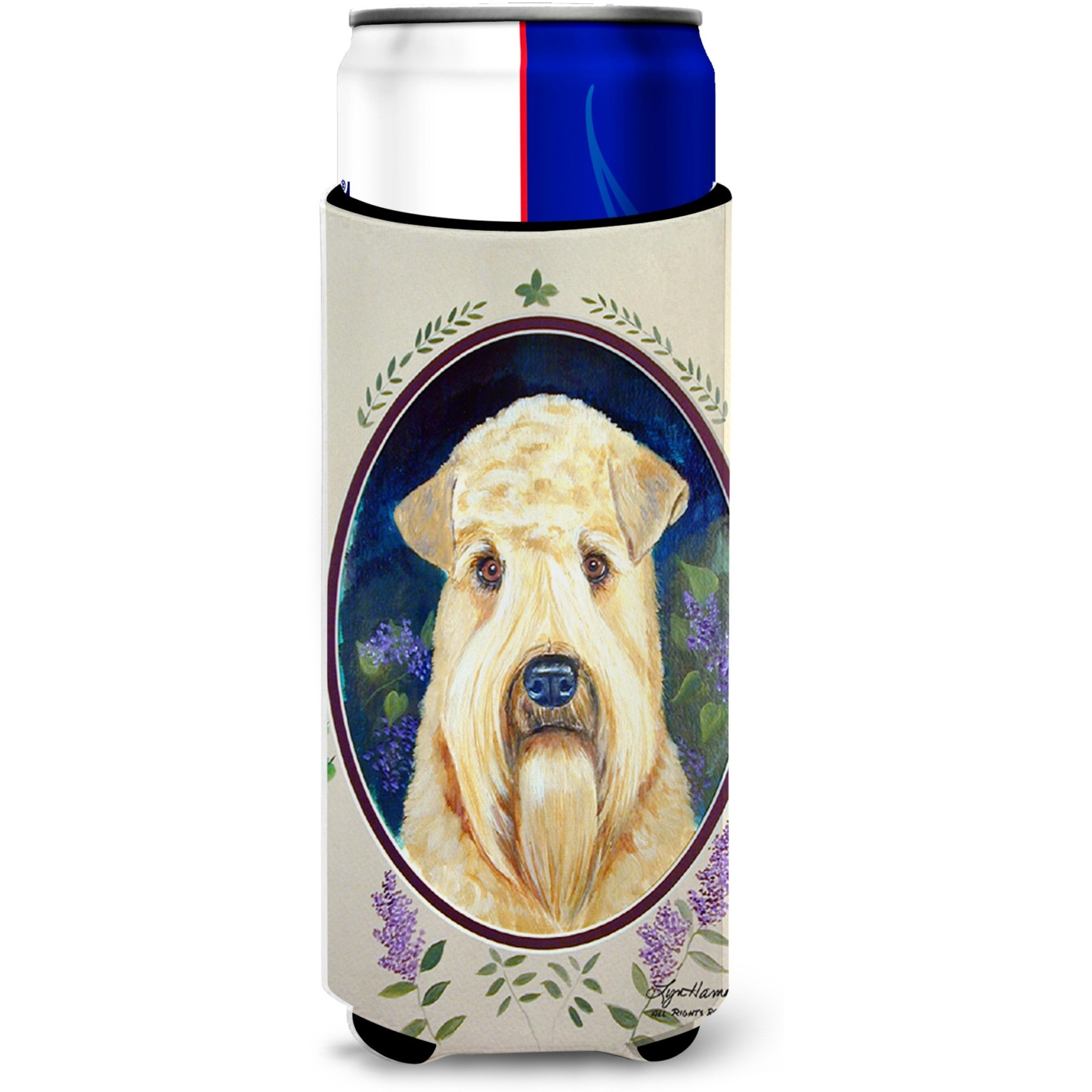 Wheaten Terrier Soft Coated Ultra Beverage Insulators for slim cans 7254MUK