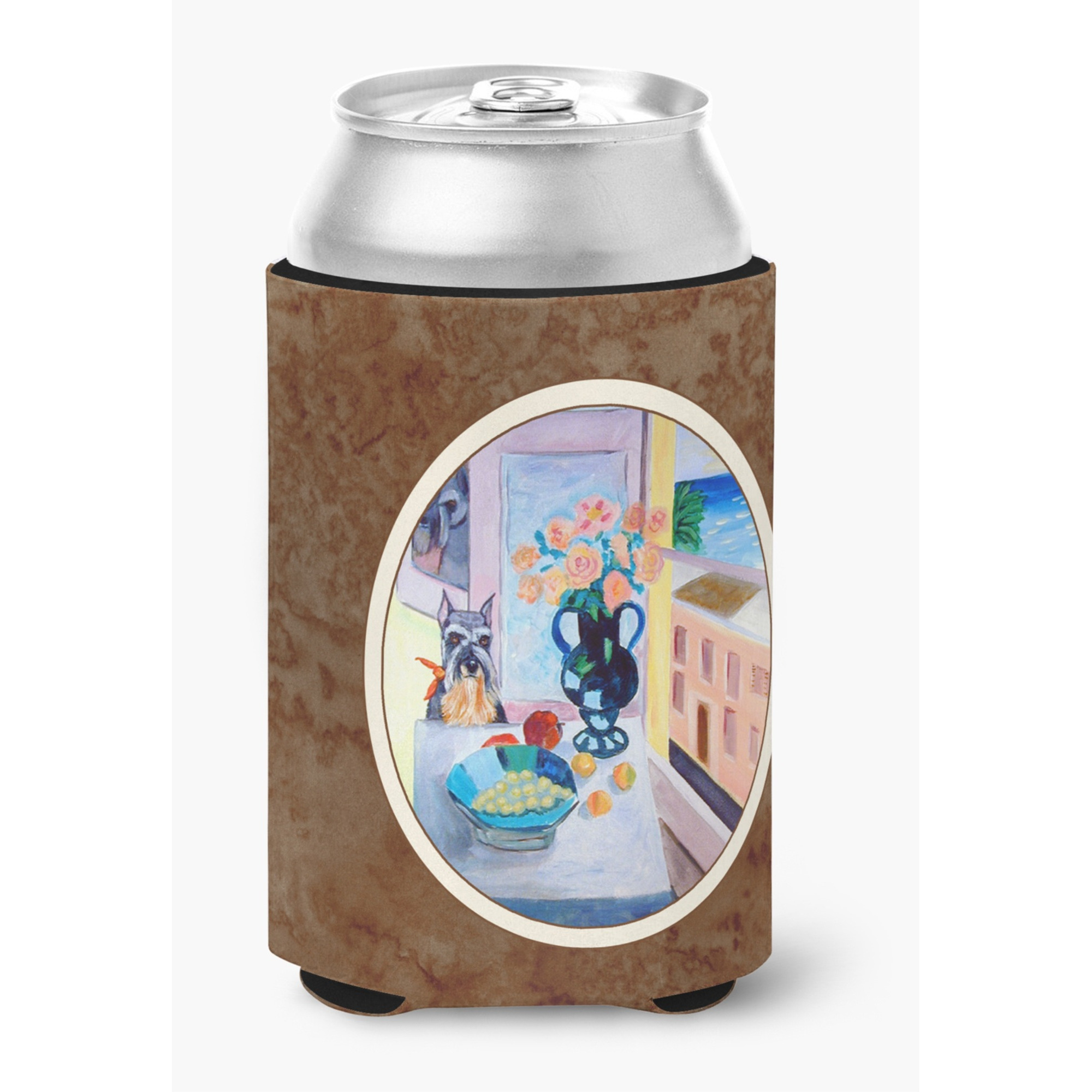 &quotCaroline's Treasures 7255CC Schnauzer Can Or Bottle Hugger, Multicolor"