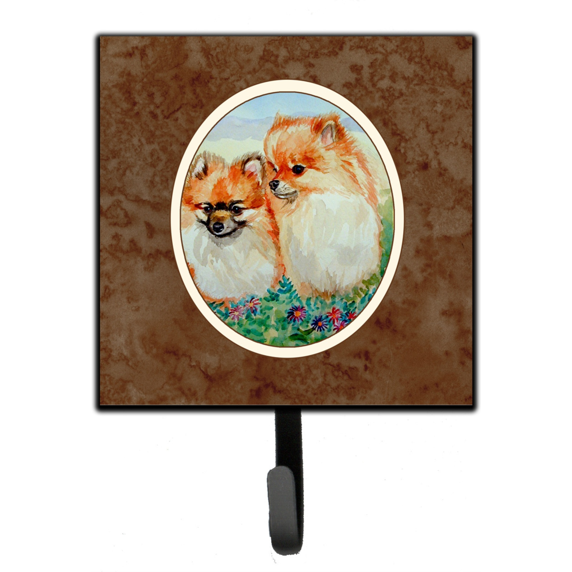 &quotCaroline's Treasures Pomeranian Leash or Key Holder 7262SH4, Small, Multicolor"