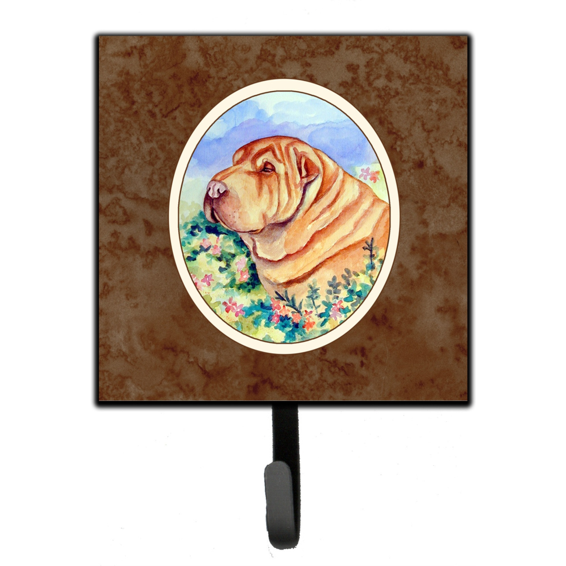 &quotCaroline's Treasures Shar Pei Leash or Key Holder 7271SH4, Small, Multicolor"