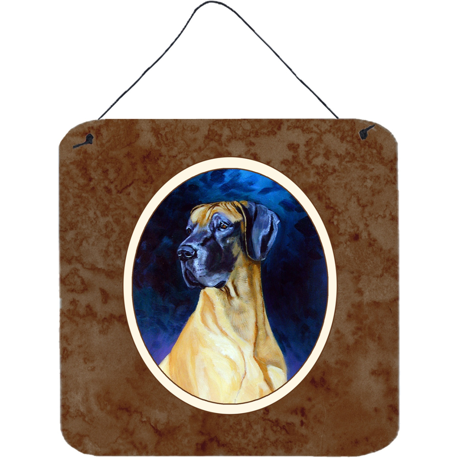 &quotCaroline's Treasures Dane Wall or Door Hanging Prints 7277DS66, 6HX6W, Multicolor"