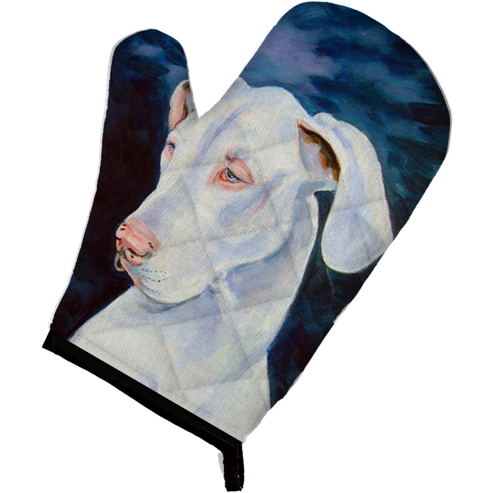 &quotCaroline's Treasures 7279OVMT White Great Dane Oven Mitt, 12"" by 8.5"", Multicolor"