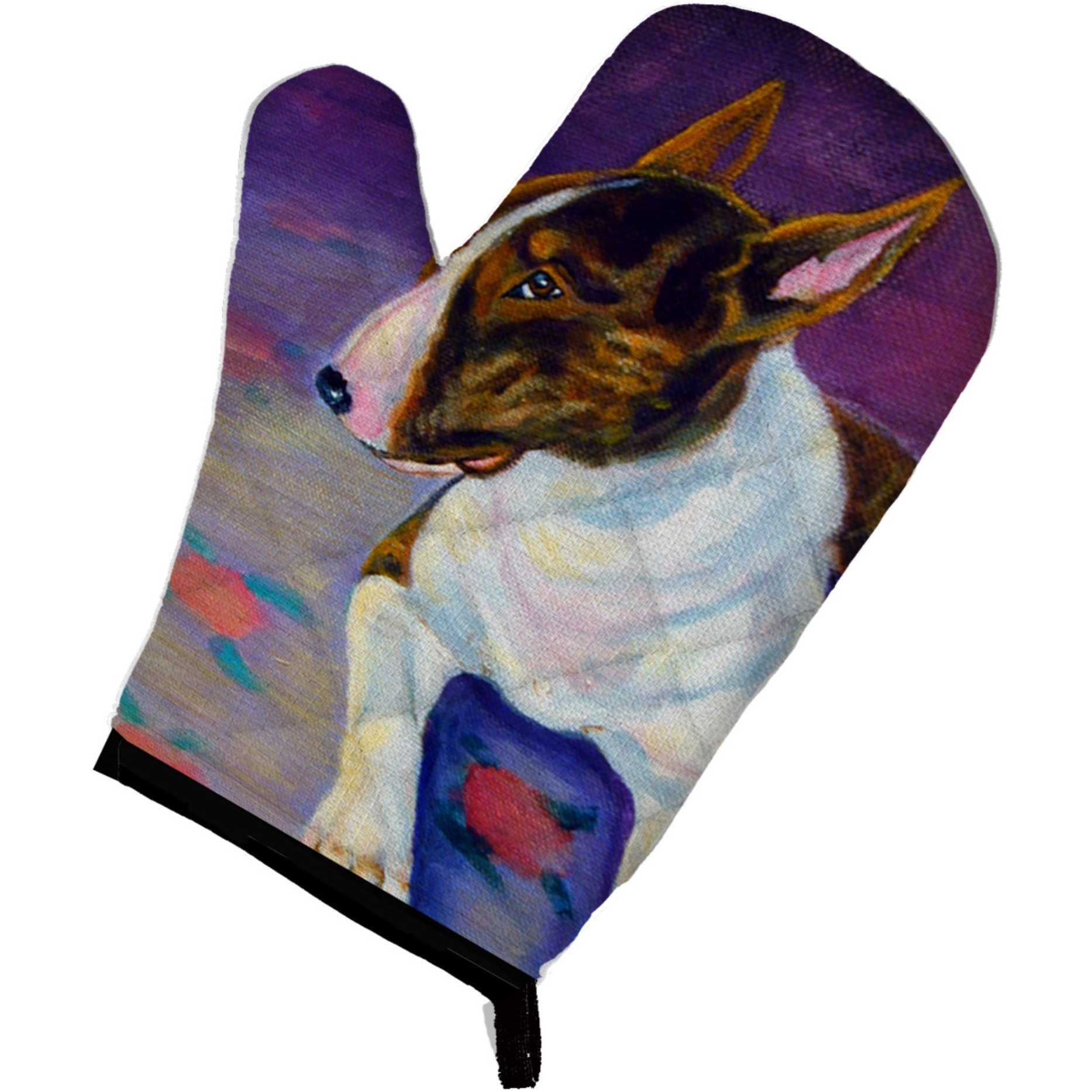 &quotCaroline's Treasures 7287OVMT Bull Terrier Oven Mitt, 12"" by 8.5"", Multicolor"