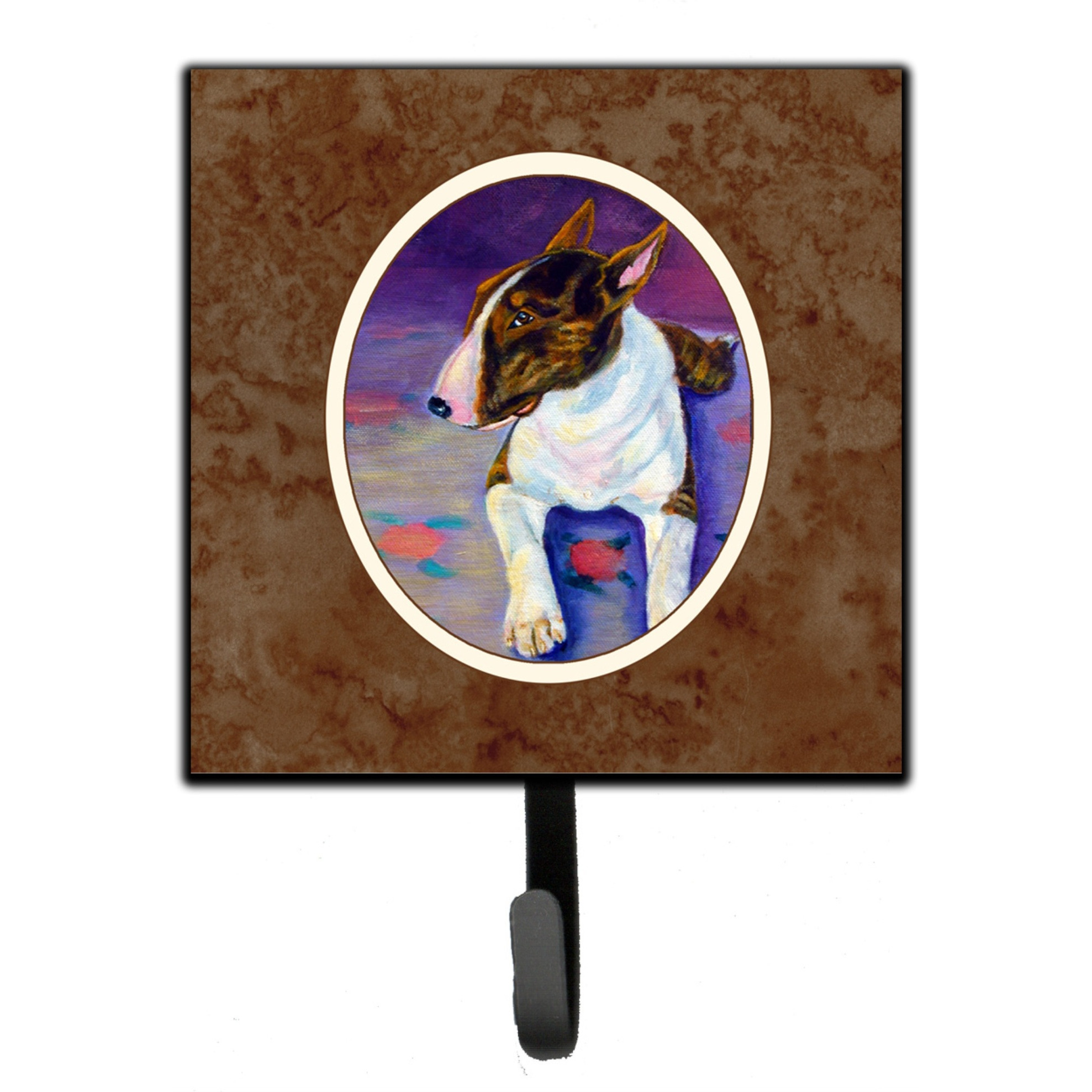 &quotCaroline's Treasures Bull Terrier Leash or Key Holder 7287SH4, Small, Multicolor"