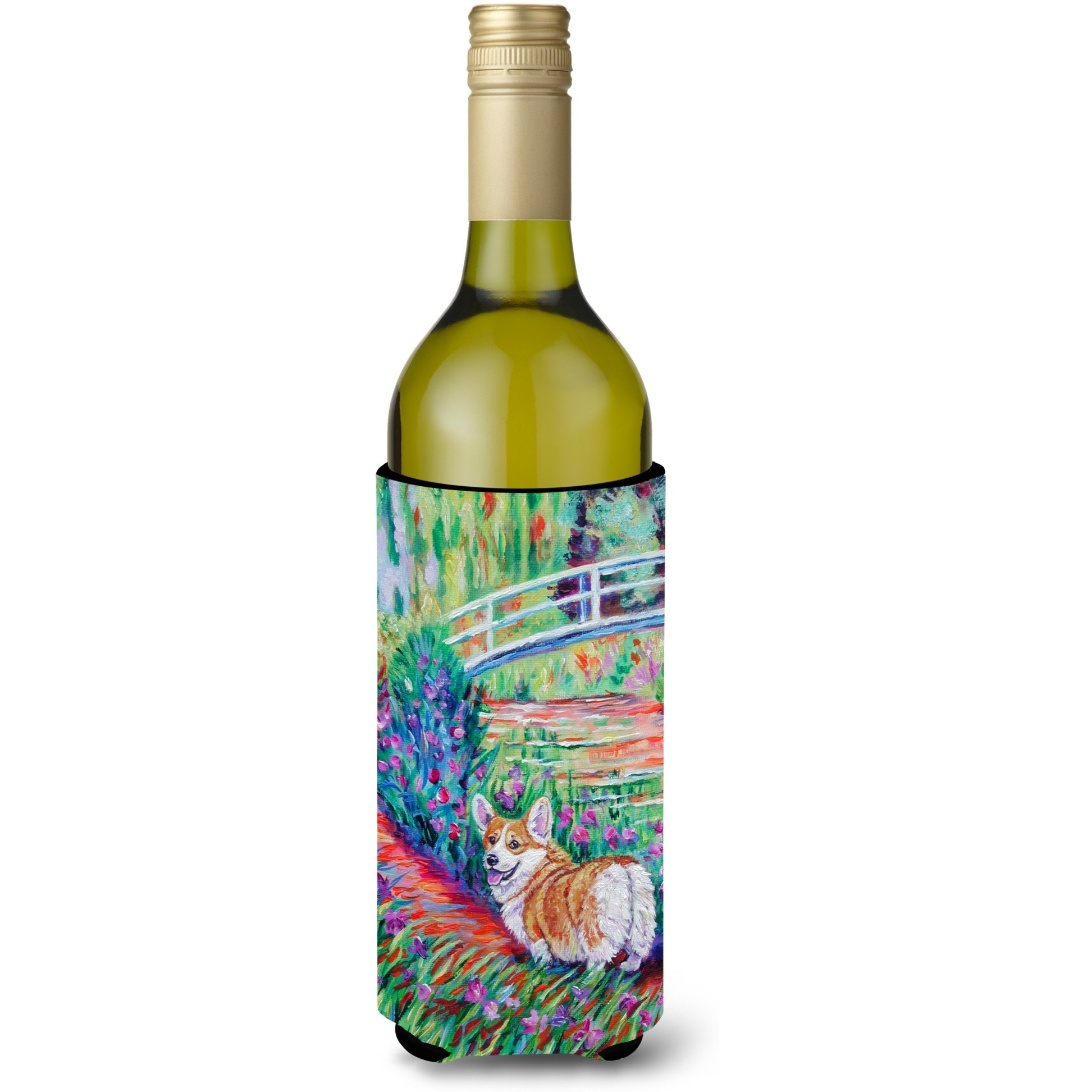 Corgi Footbridge Wine Bottle Beverage Insulator Hugger 7298LITERK