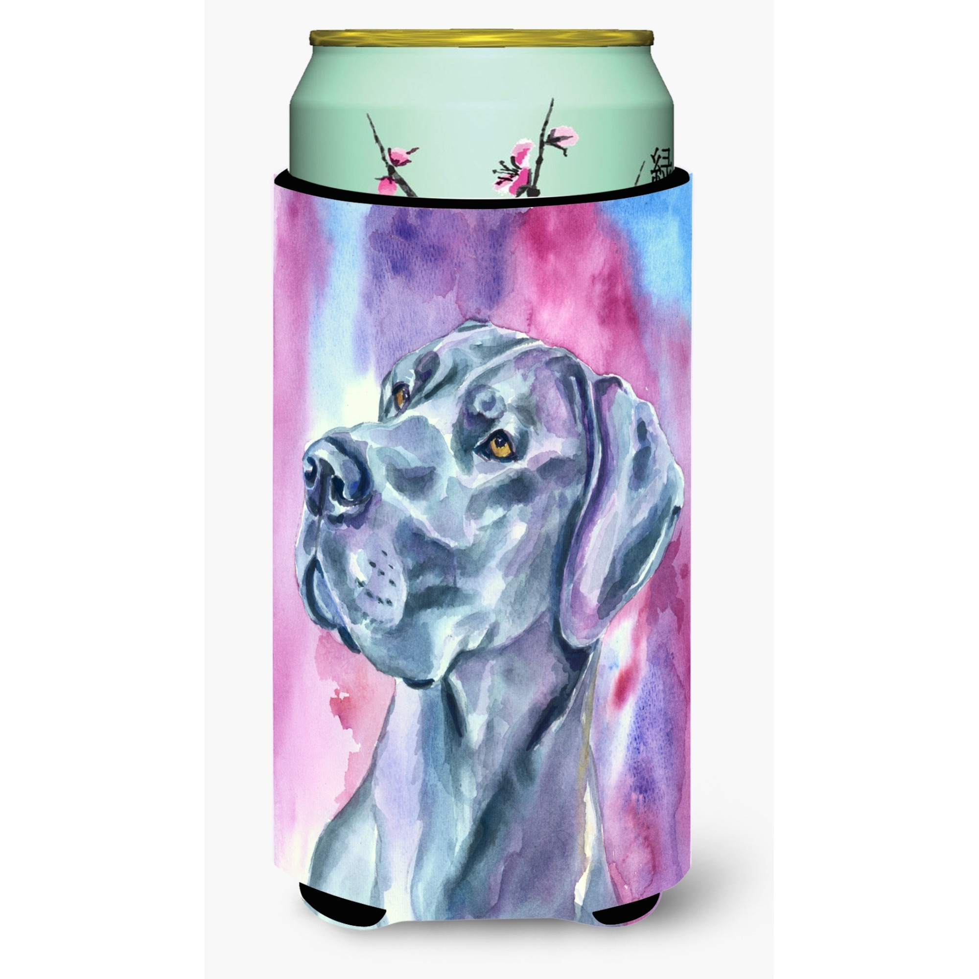 Great Dane Blue Mood Tall Boy Beverage Insulator Hugger 7308TBC