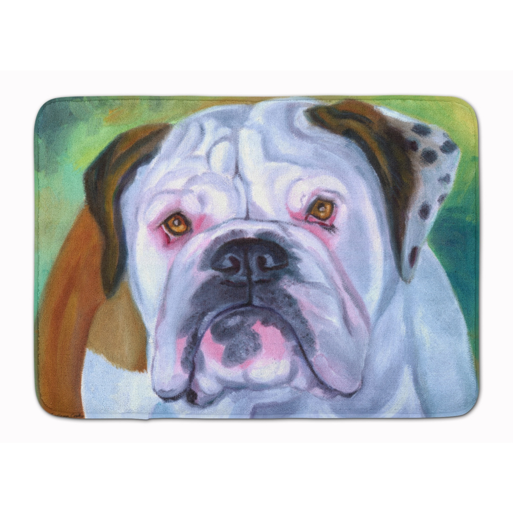&quotCaroline's Treasures Miss English Bulldog Floor Mat, 19"" x 27"", Multicolor"