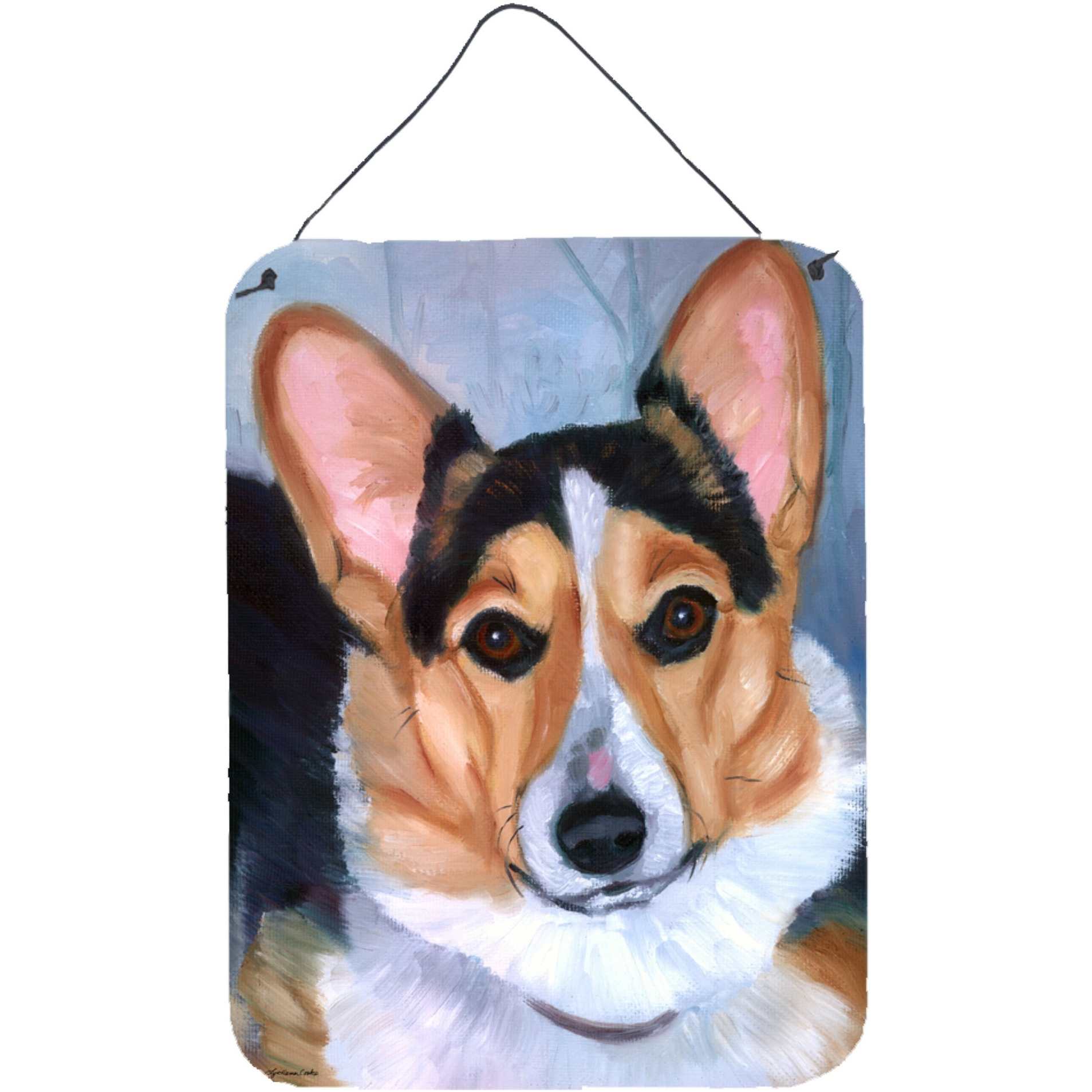&quotCaroline's Treasures Pembroke Corgi Seriously Wall or Door Hanging Prints 7369DS1216, 16HX12W, Multicolor"